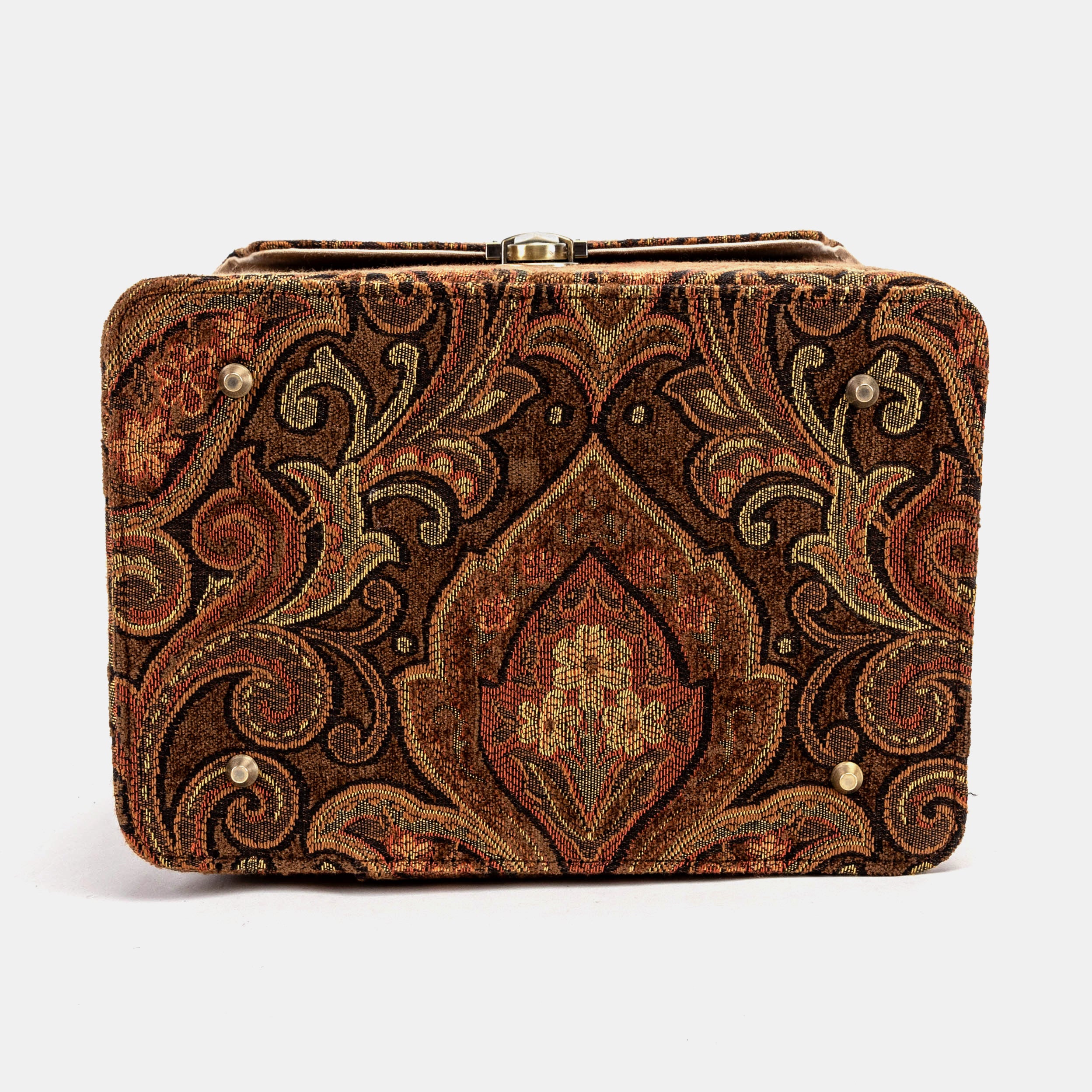 Damask D. Brown Josephine Large Train Case - Image 9