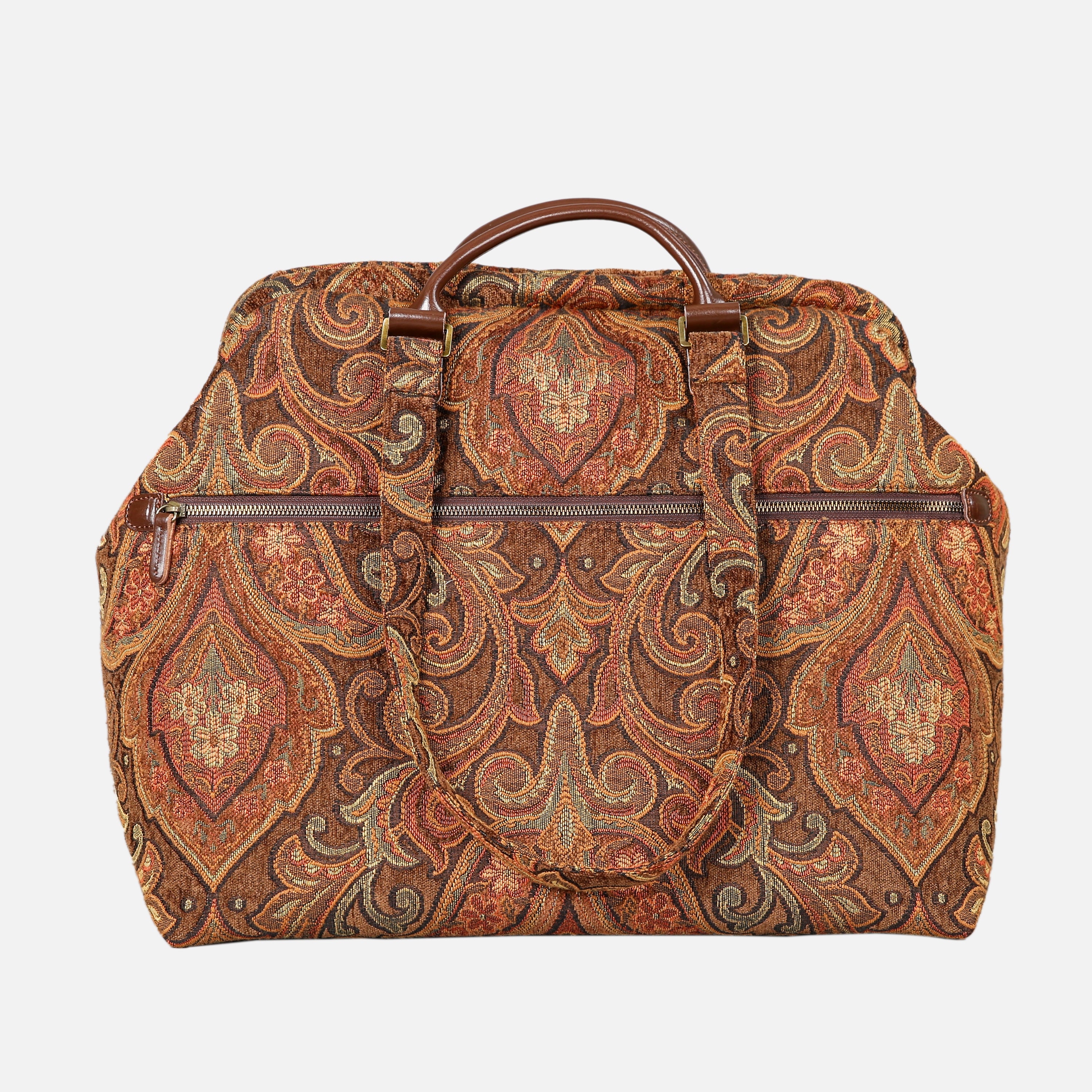 Damask D. Brown Knitting Project Bag - Image 2