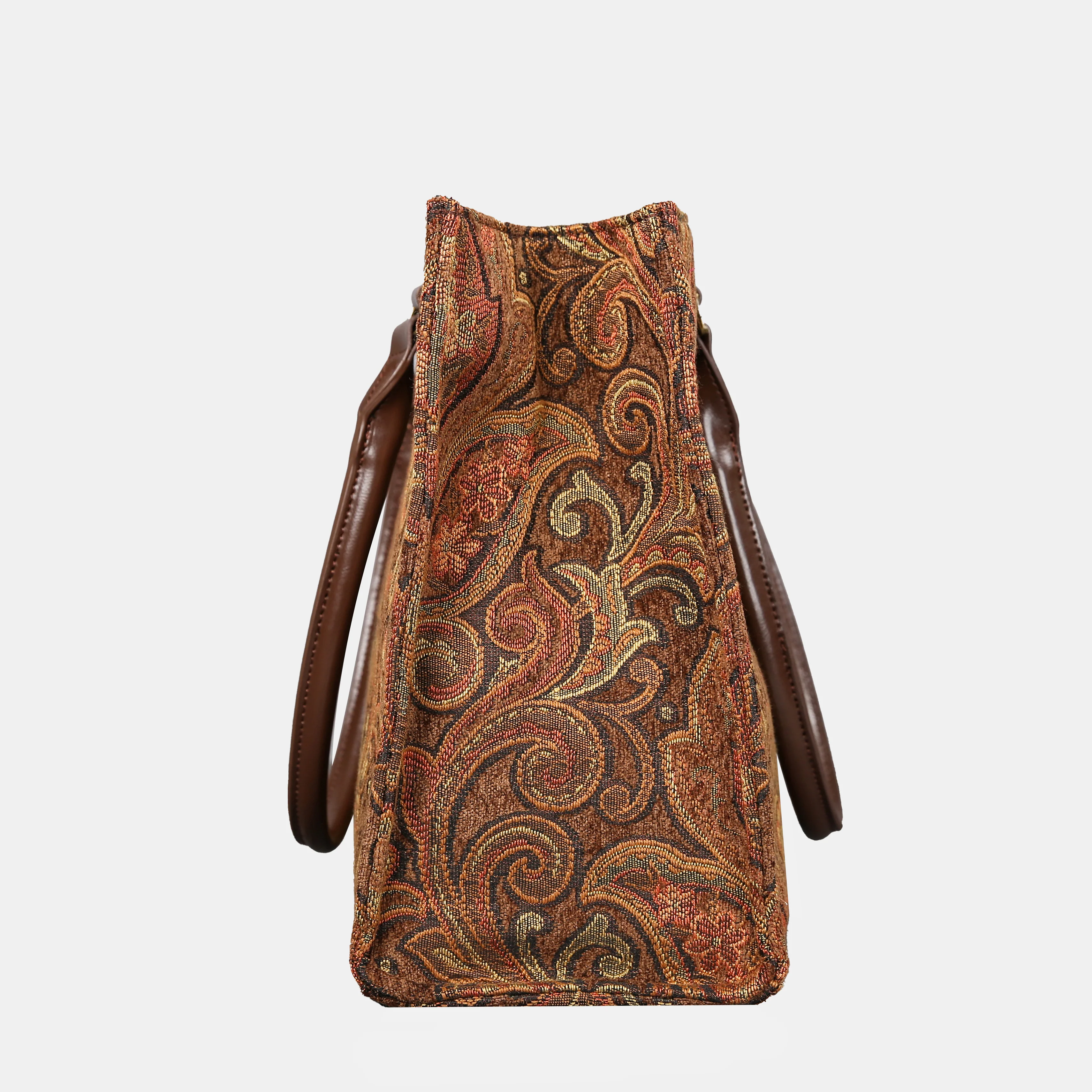Damask D. Brown Laptop Work Tote - Image 3