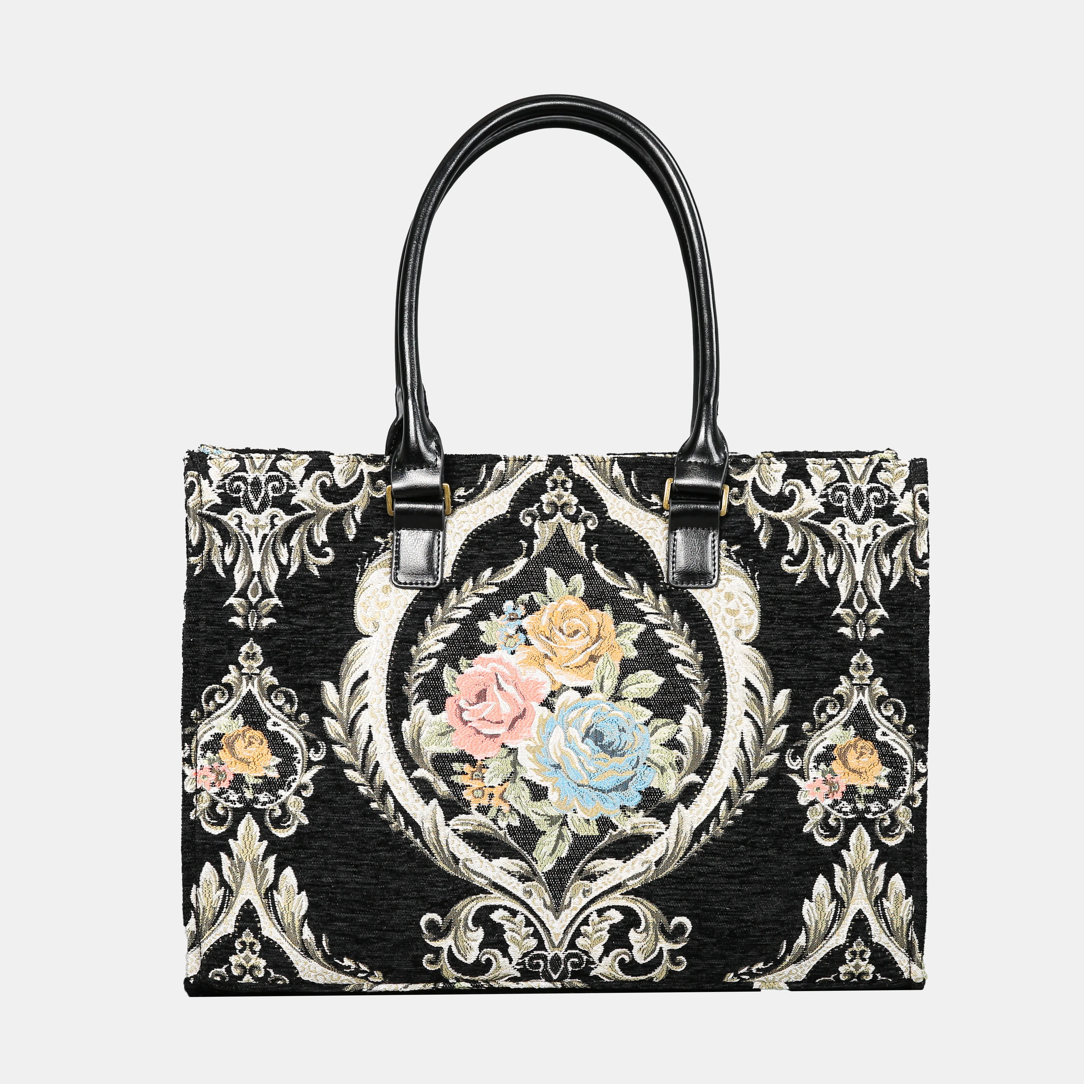 Eternal Elegance Black Laptop Work Tote