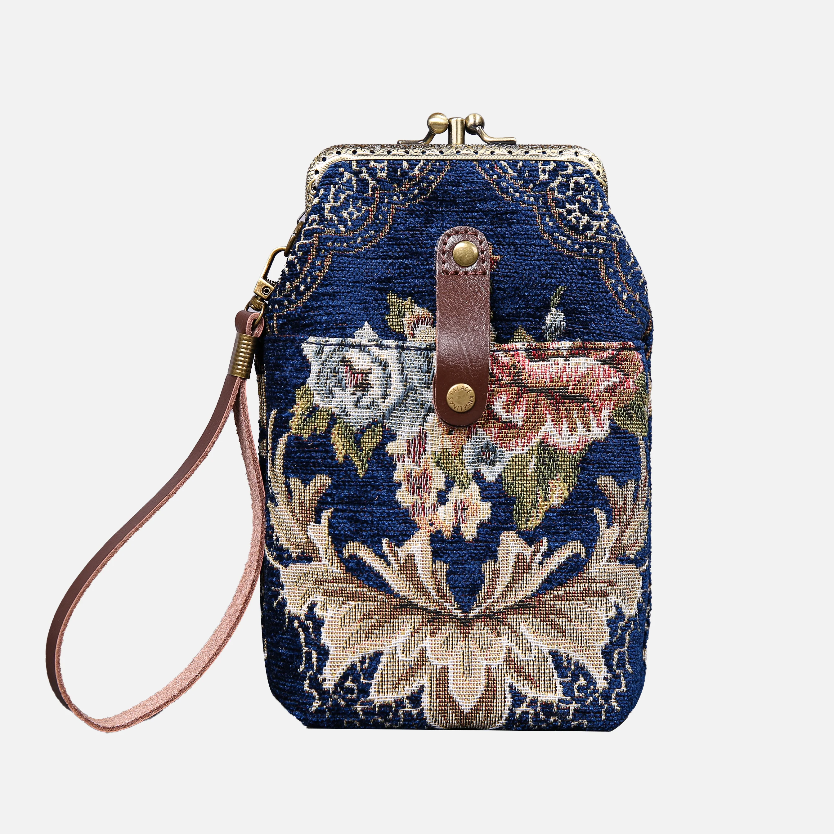 Floral Blue Carpet Phone Case - Image 2