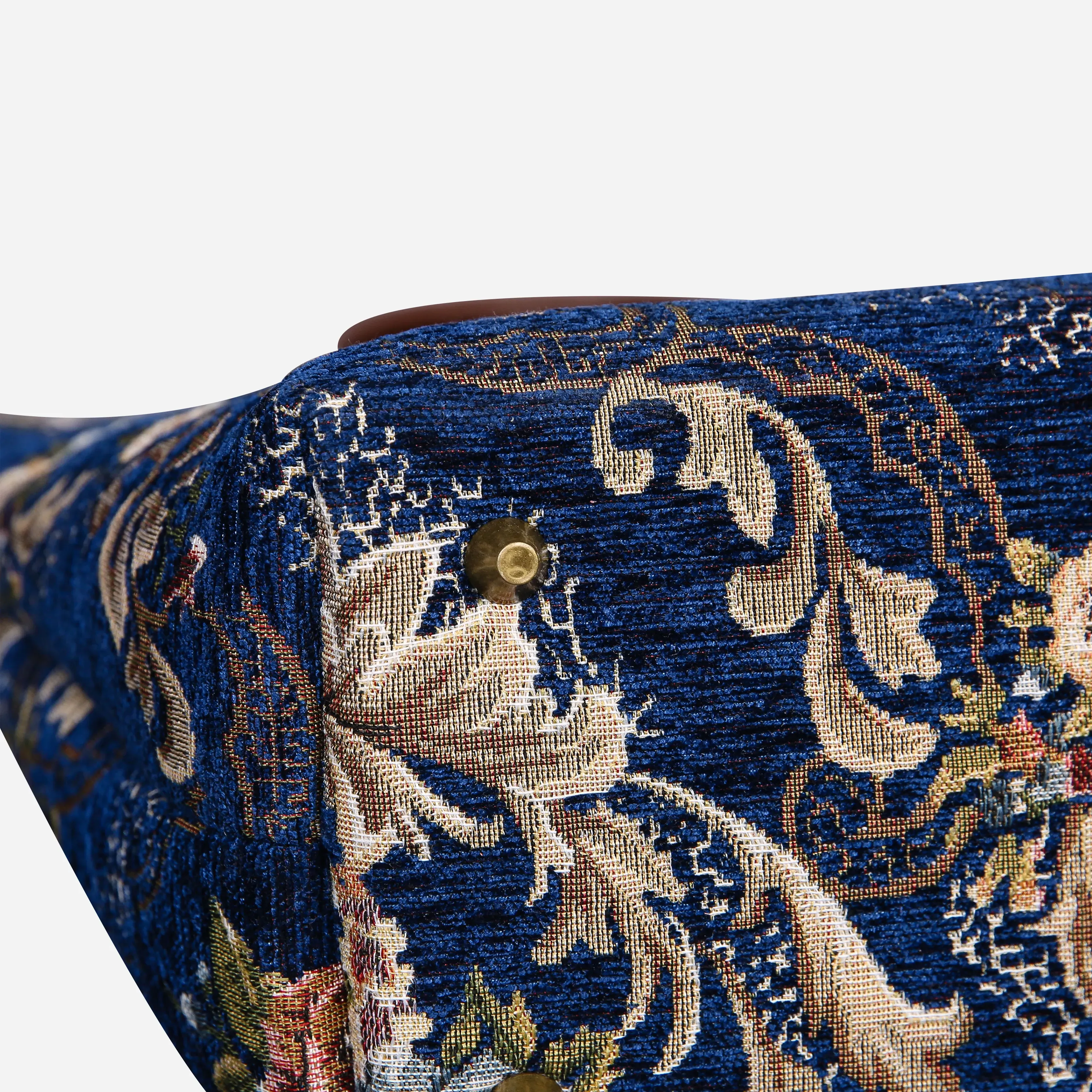 Floral Blue Carpet Tote Shopper - Image 5