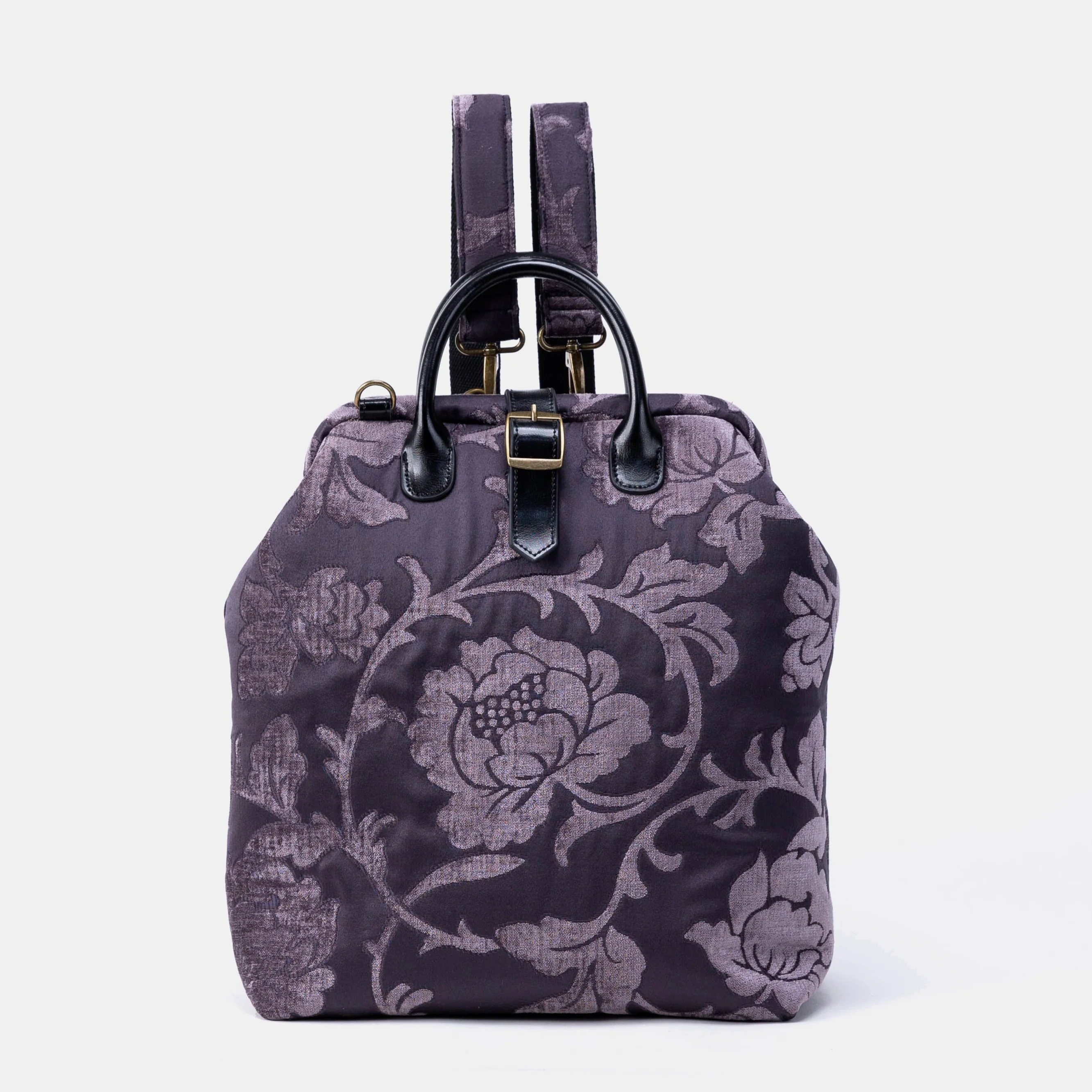 Floral Brocade Purple Carpet Laptop Backpack