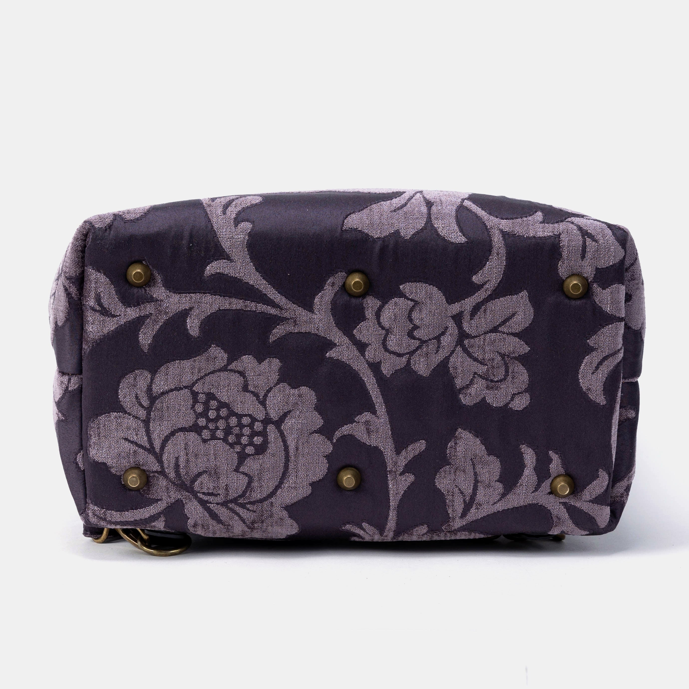 Floral Brocade Purple Carpet Laptop Backpack - Image 8