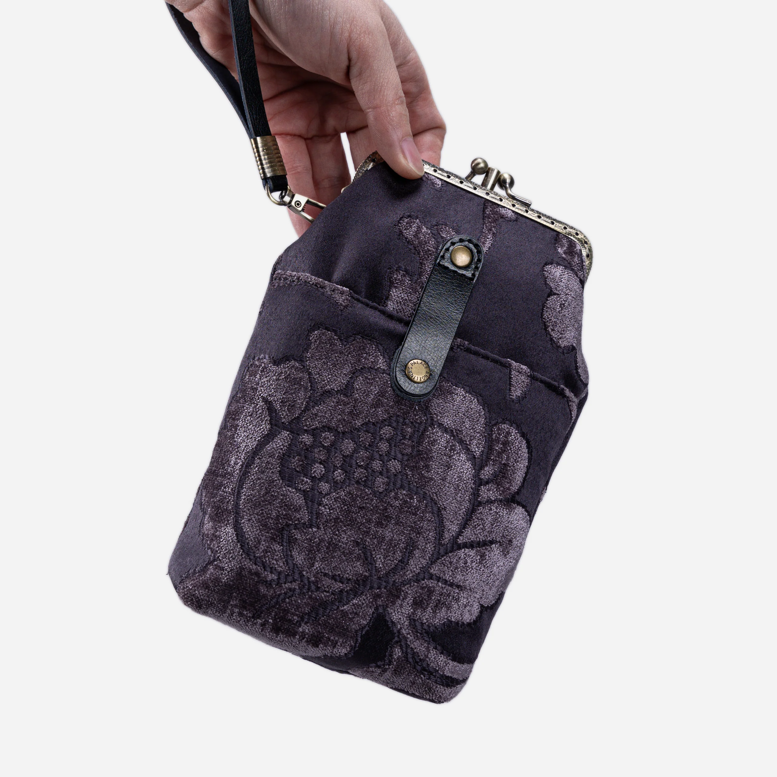 Floral Brocade Purple Carpet Phone Case - Image 7