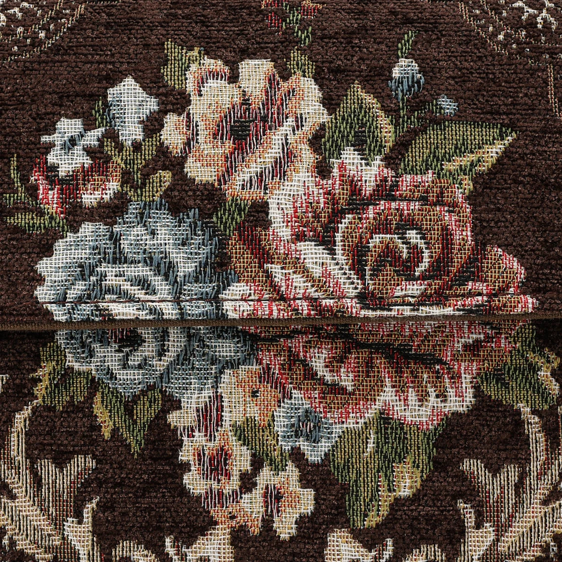 Floral Brown Flap Crossbody Bag - Image 9