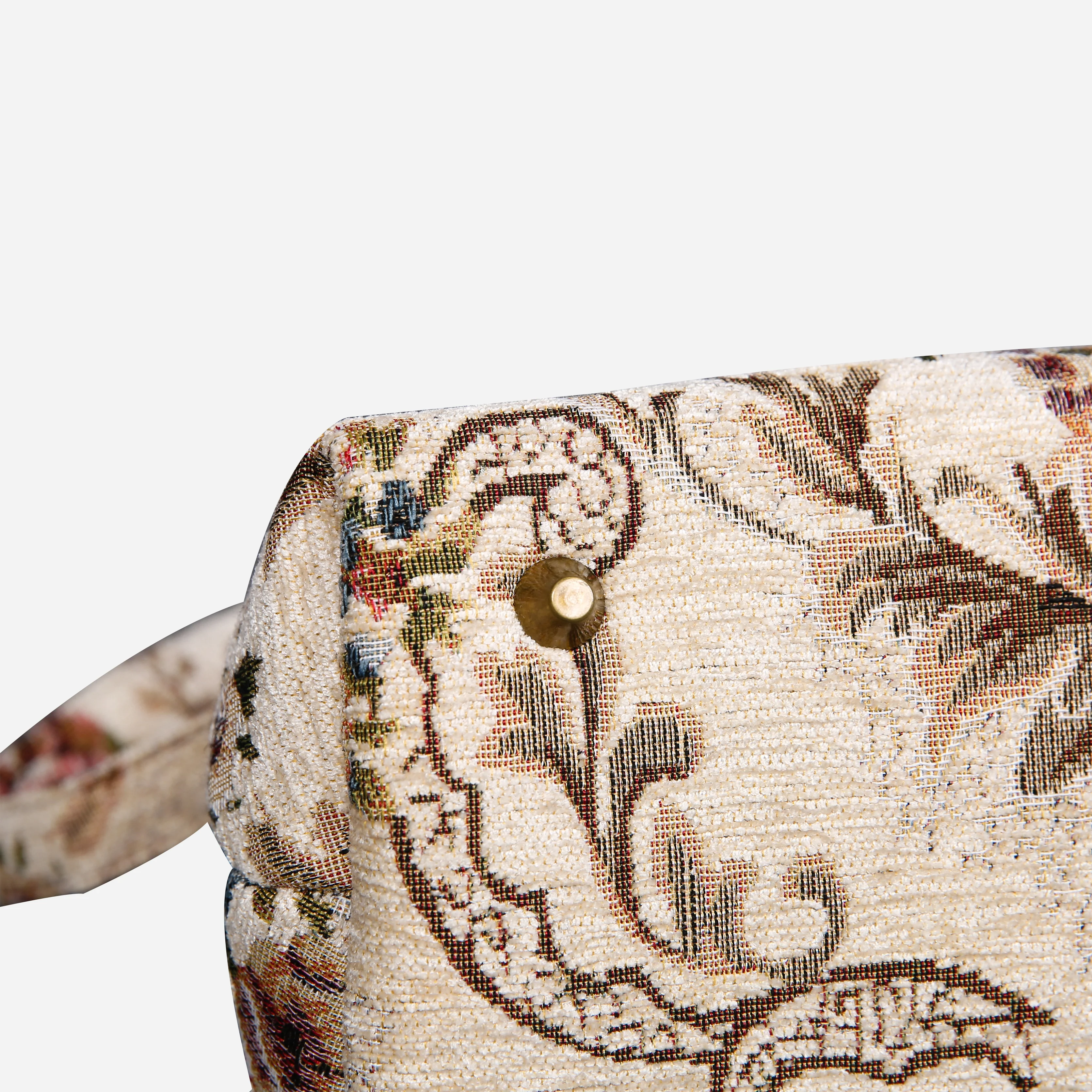 Floral Cream Carpet Satchel - Image 7