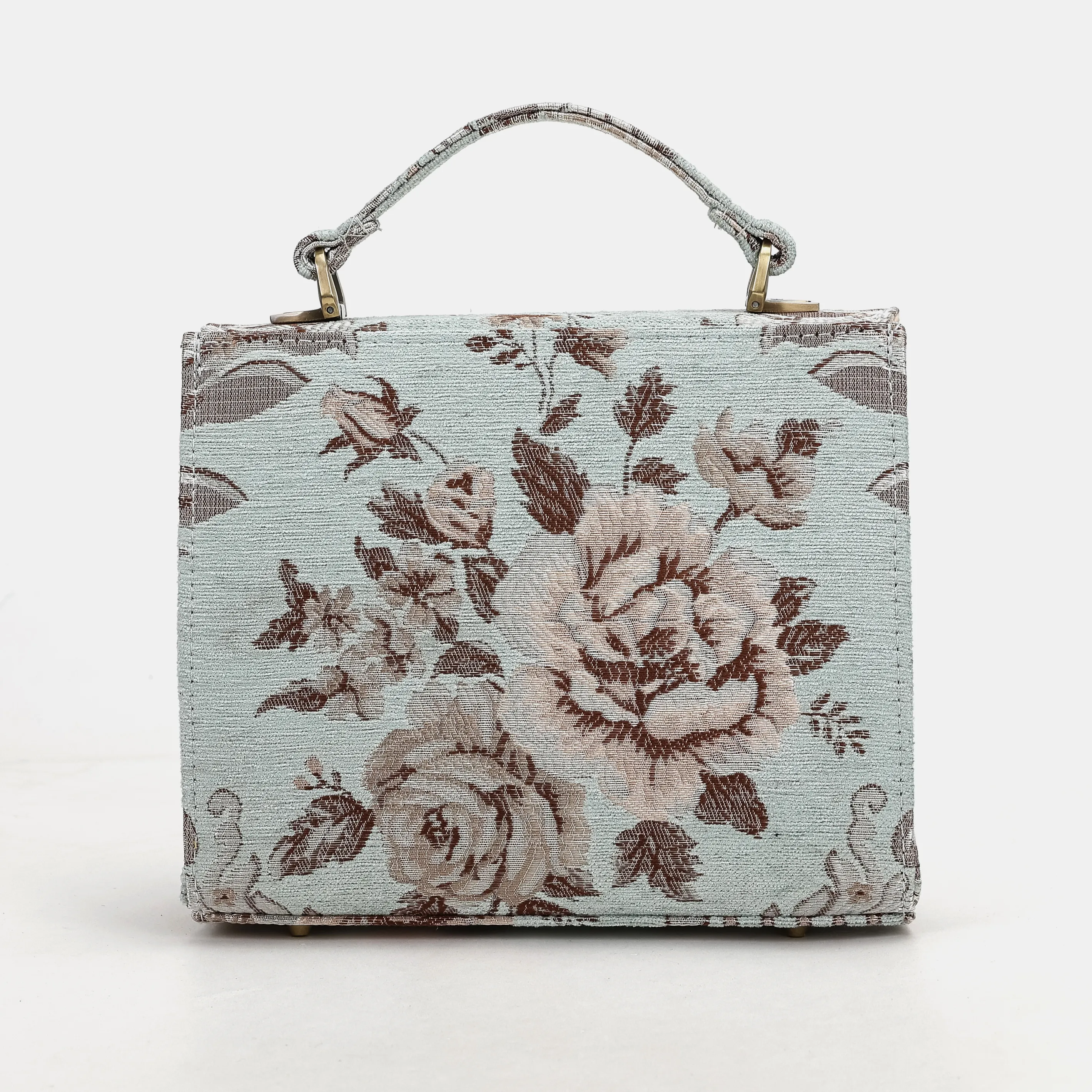 Floral Mint Flap Satchel - Image 4