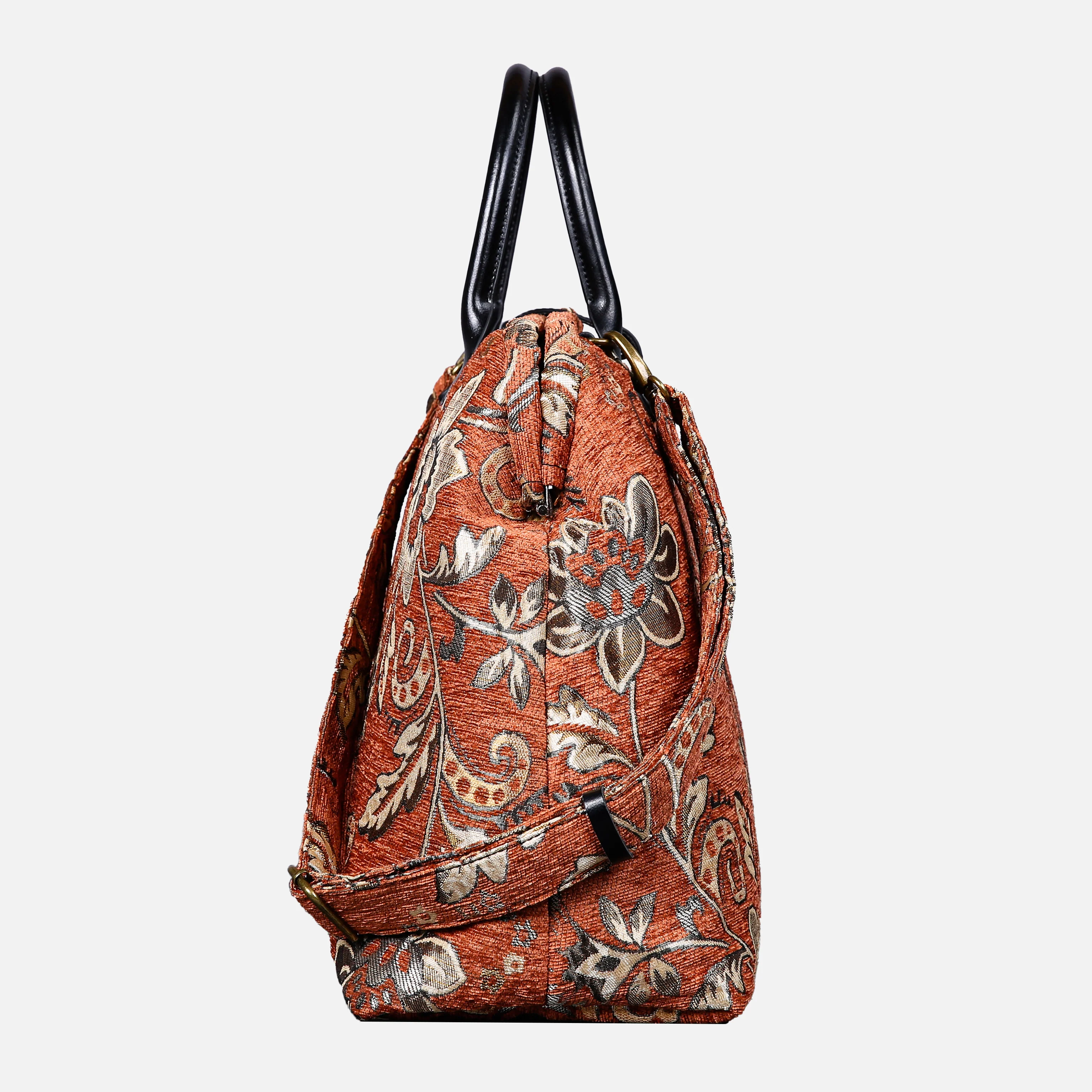 Floral Paisley Orange Mary Poppins Weekender - Image 3