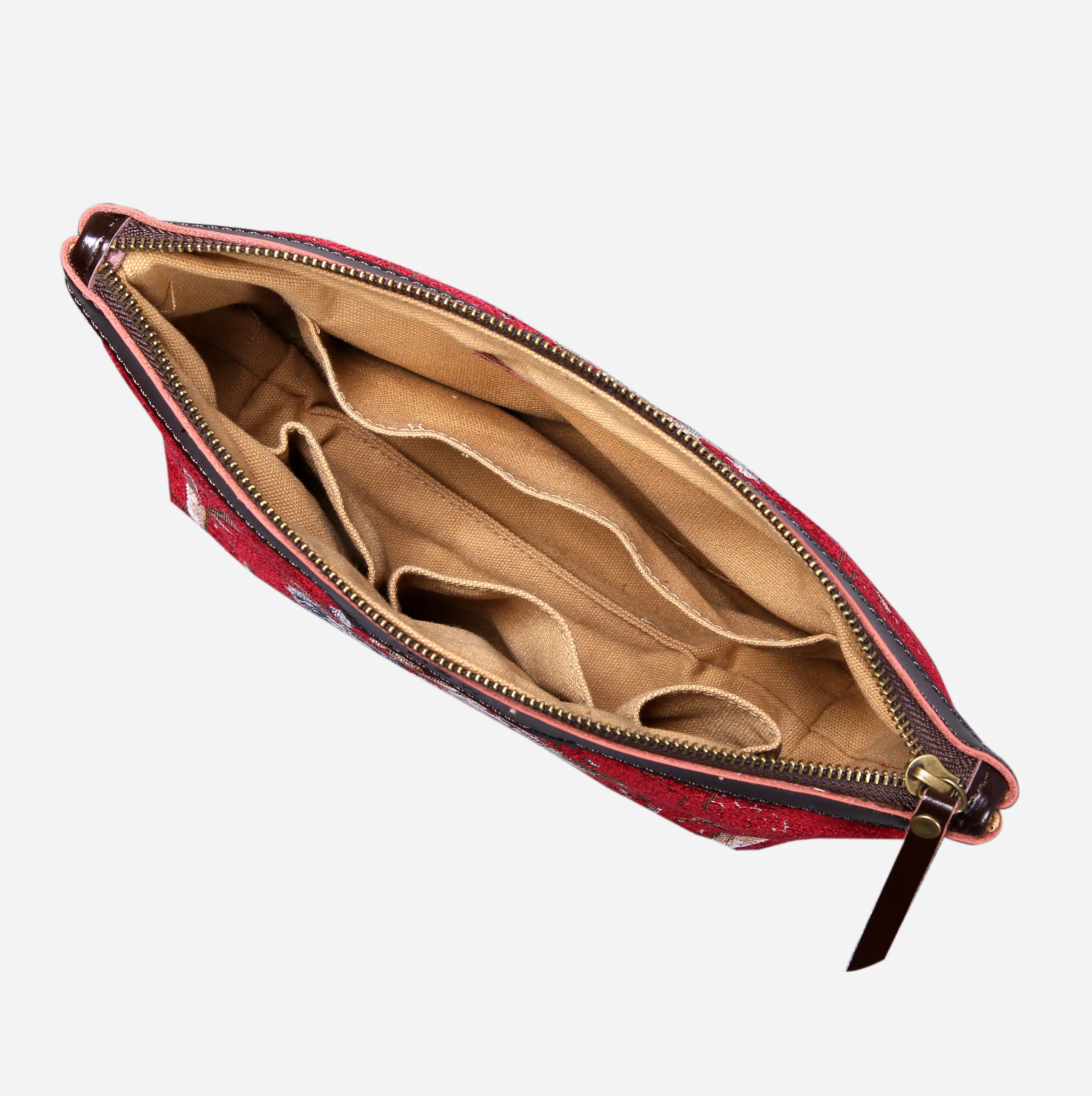 Floral Red Carpet Makeup Bag - Image 5
