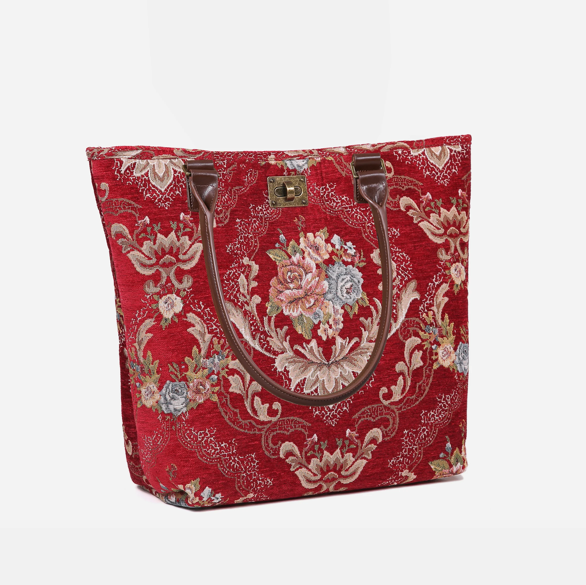 Floral Red Carpet Tote Shopper - Image 3