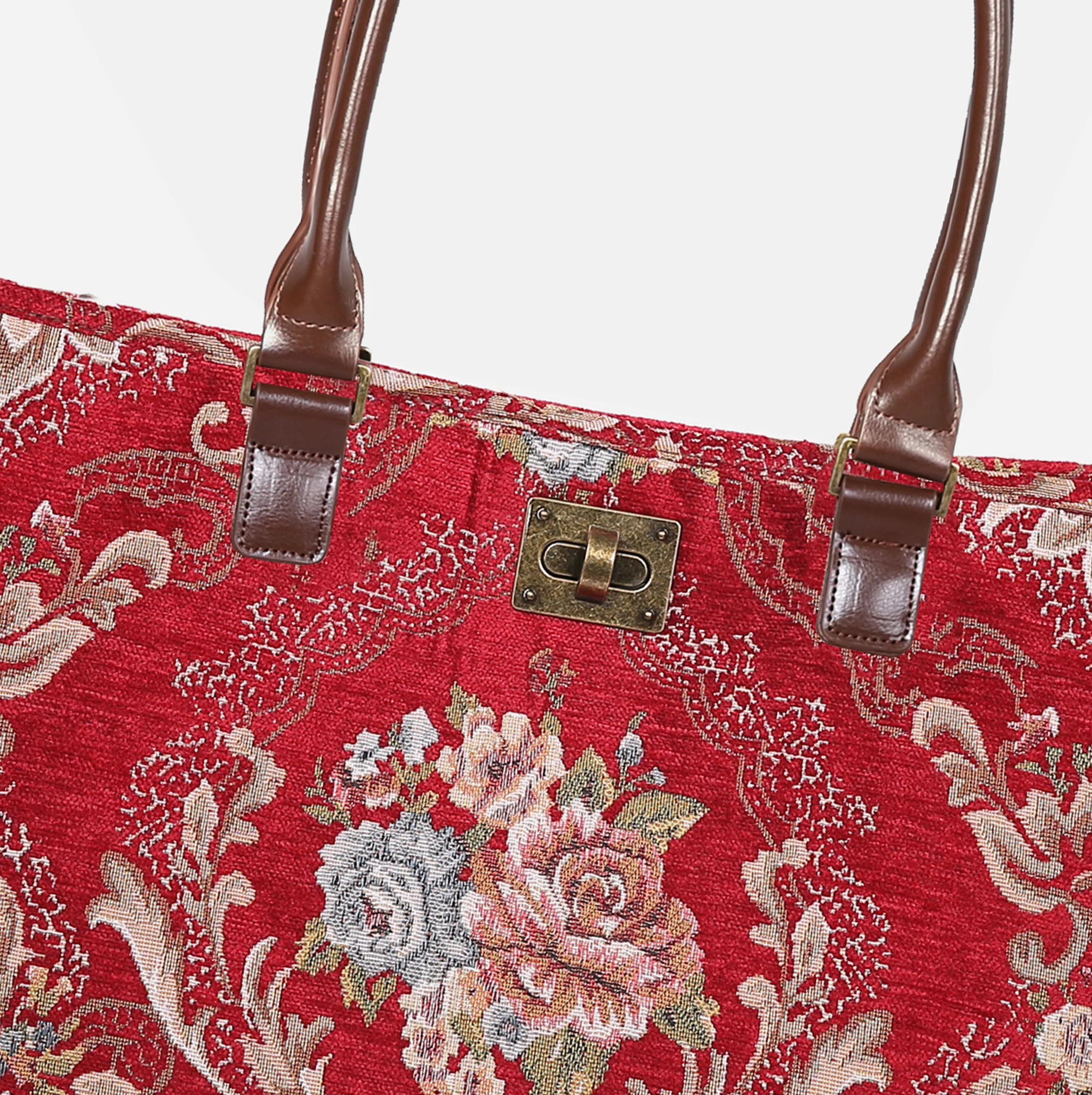 Floral Red Carpet Tote Shopper - Image 6