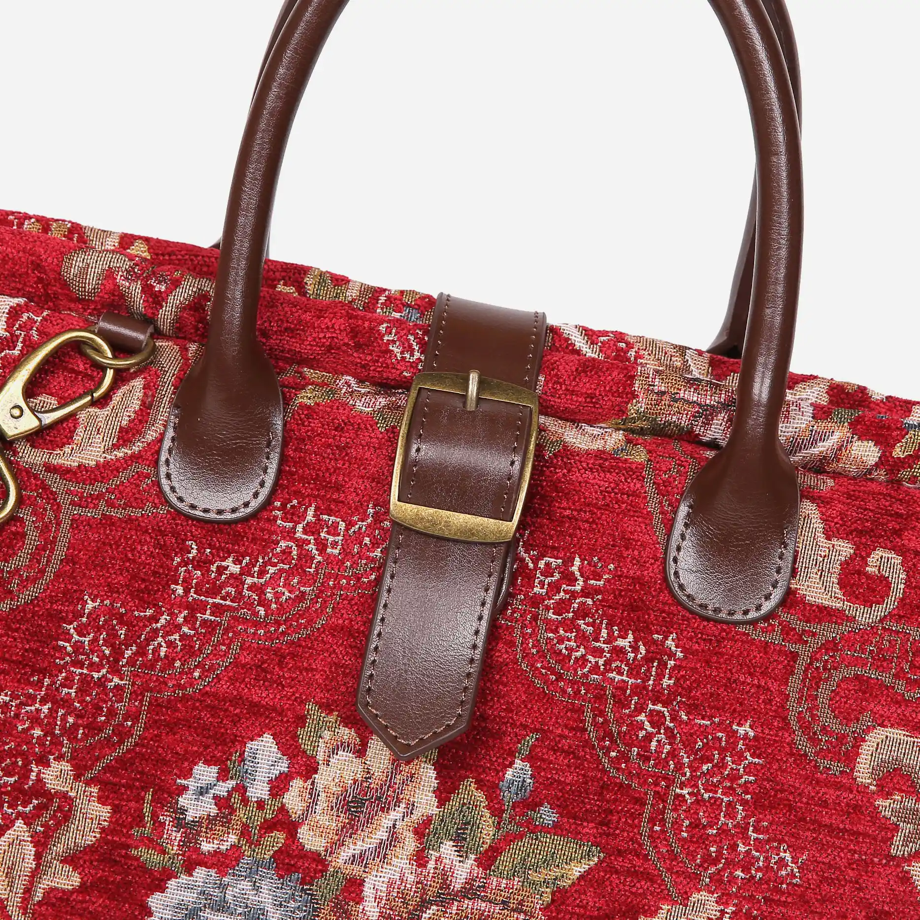 Floral Red Mary Poppins Weekender - Image 5