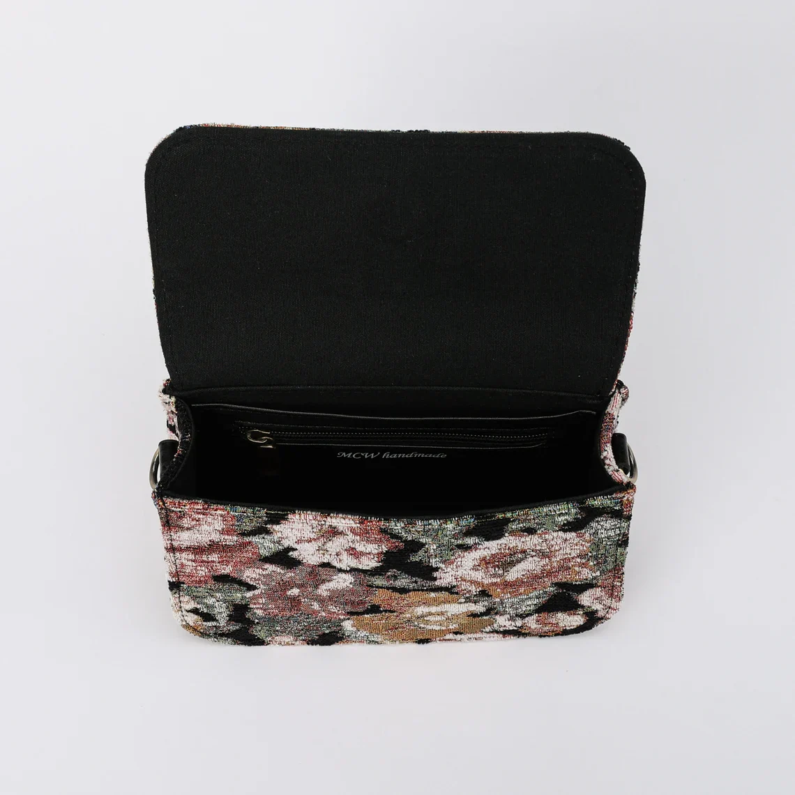 Floral Rose Flap Crossbody Bag - Image 8