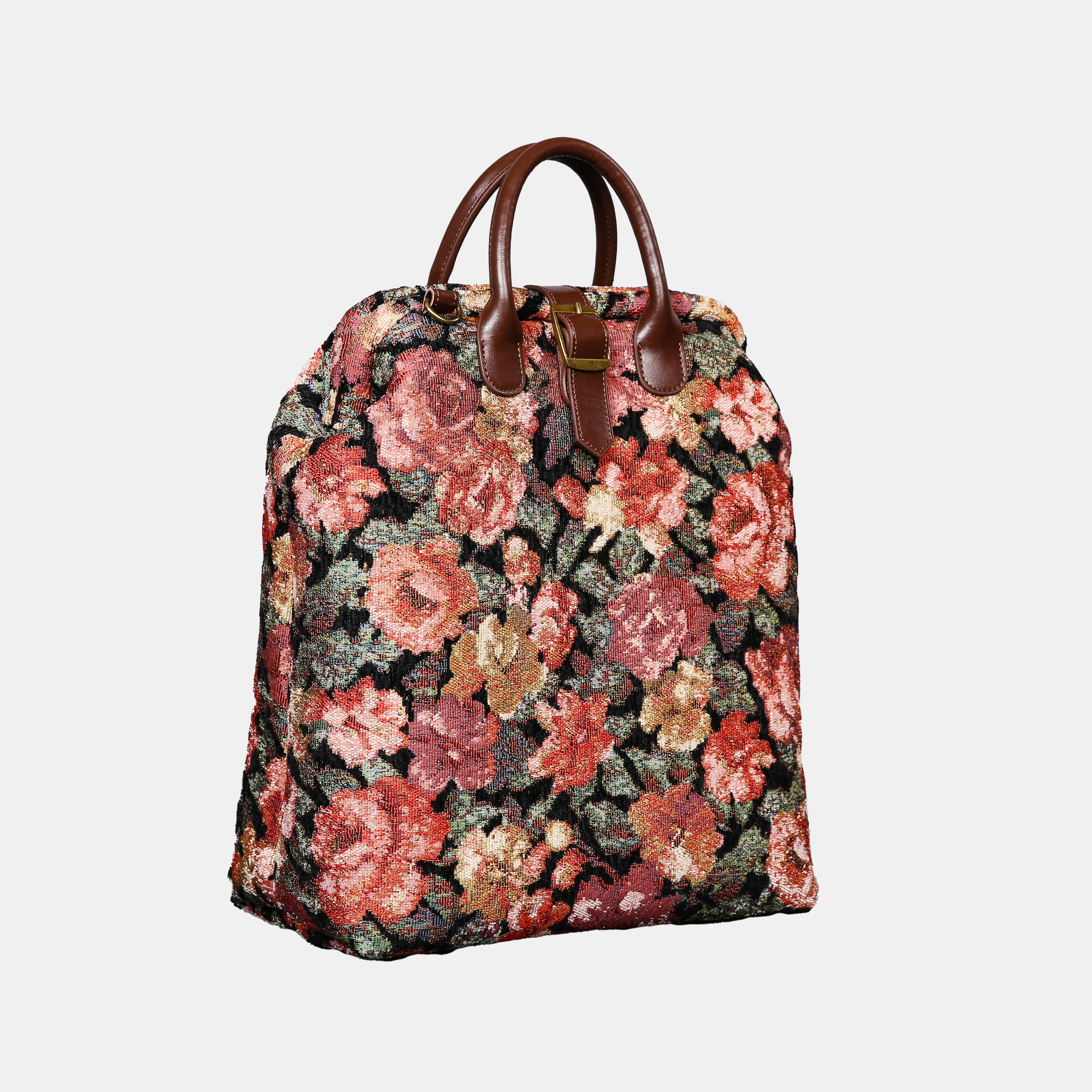Floral Rose Carpet Laptop Backpack - Image 4