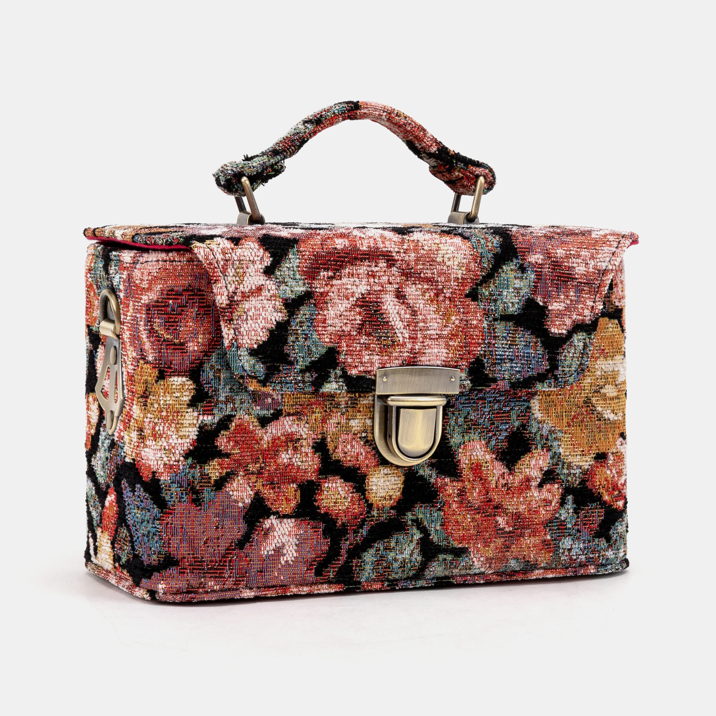 Floral Rose Clara Medium Train Case Purse - Image 3
