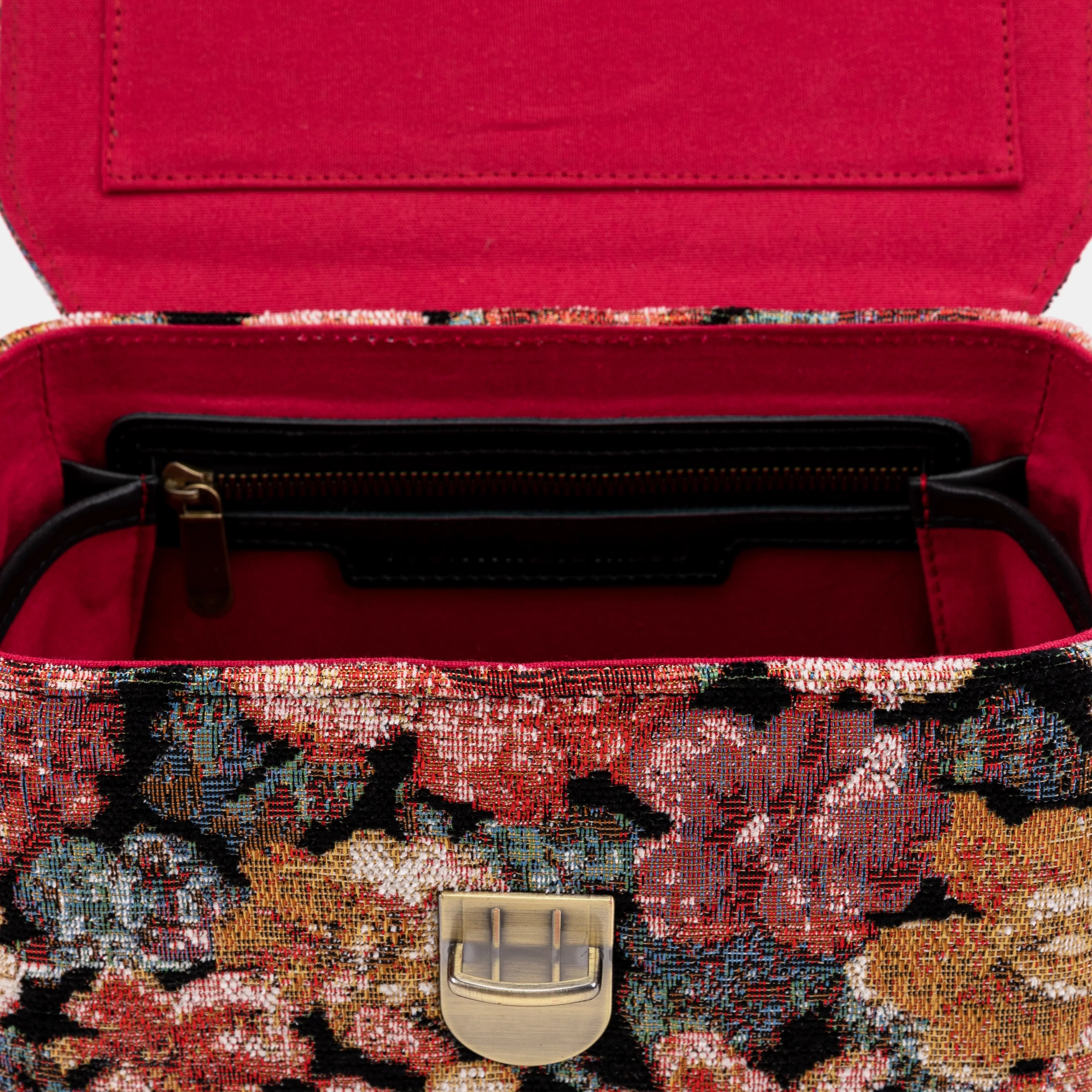 Floral Rose Clara Medium Train Case Purse - Image 8