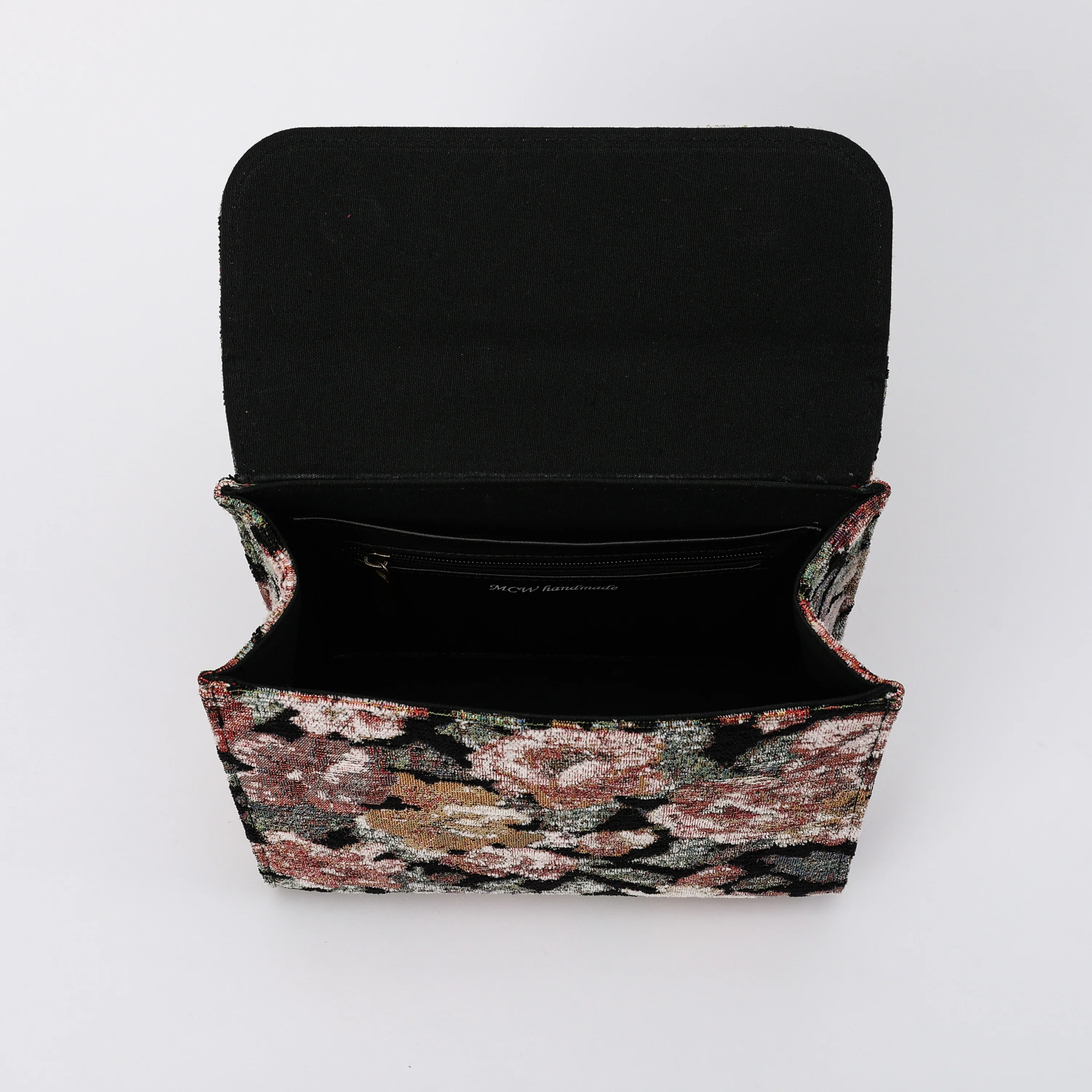Floral Rose Flap Satchel - Image 5