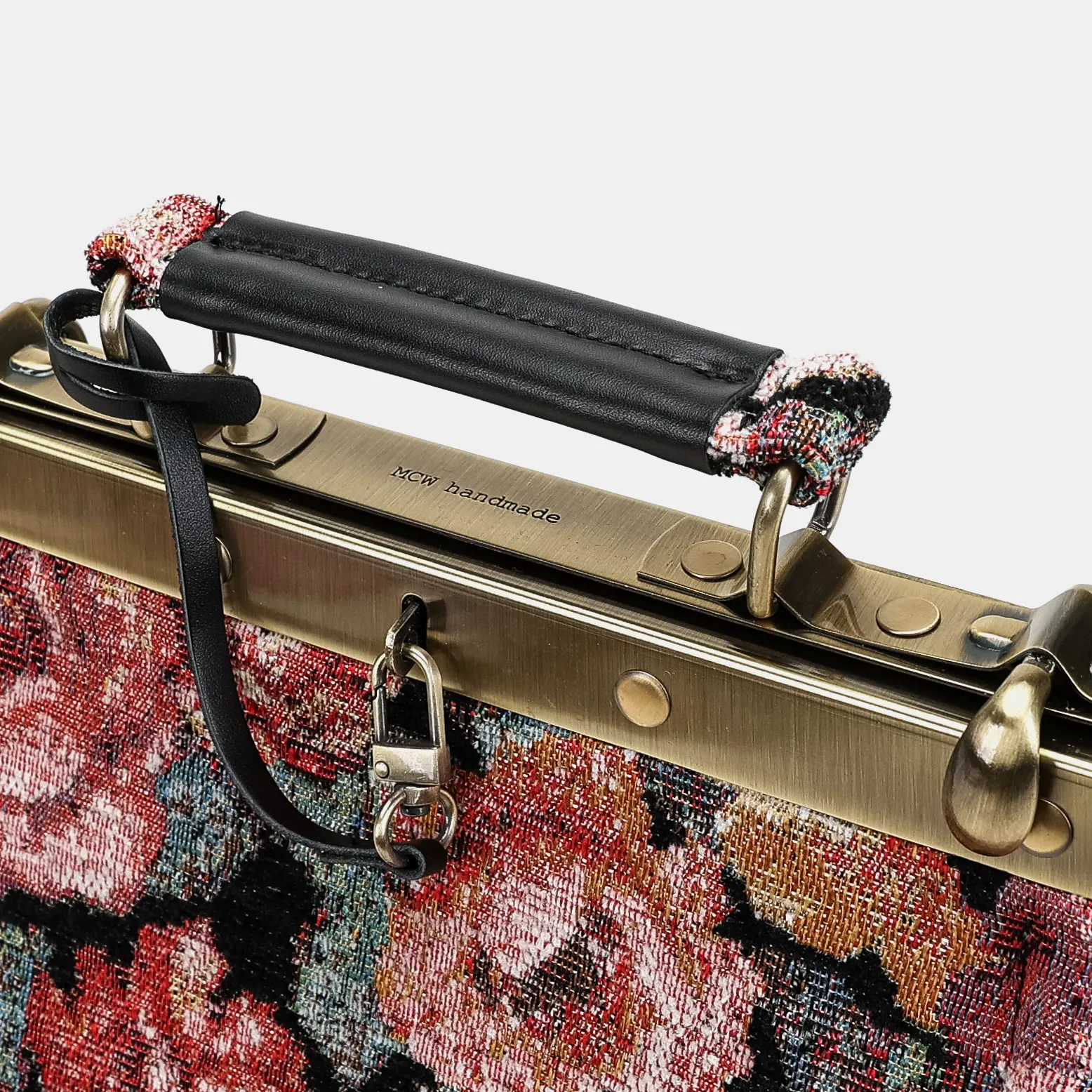 Floral Rose Helena Carpet Backpack Gladstone Bag - Image 7