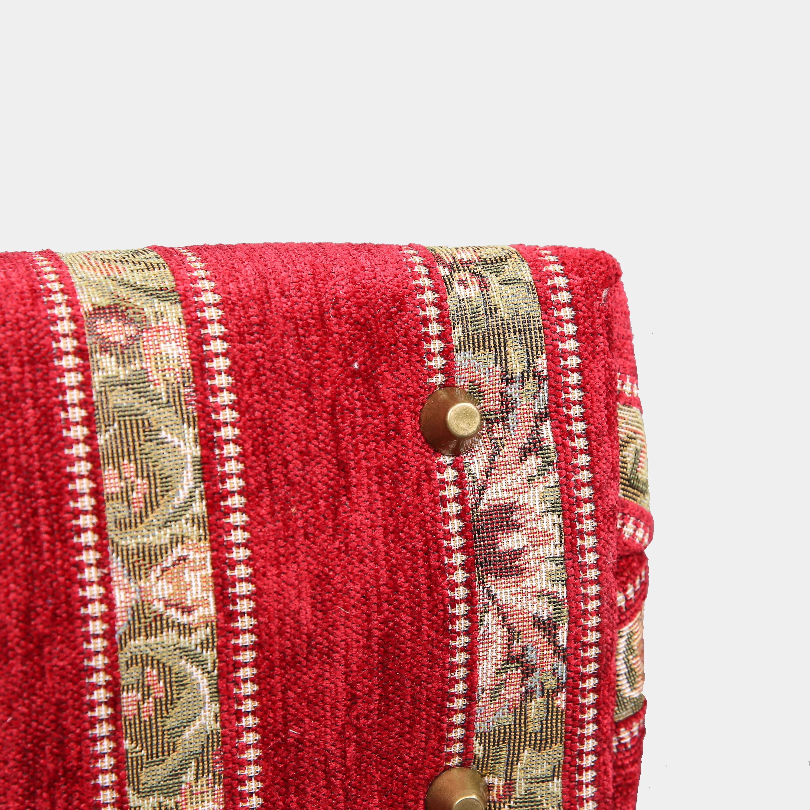 Floral Stripes Red Carpet Satchel - Image 5