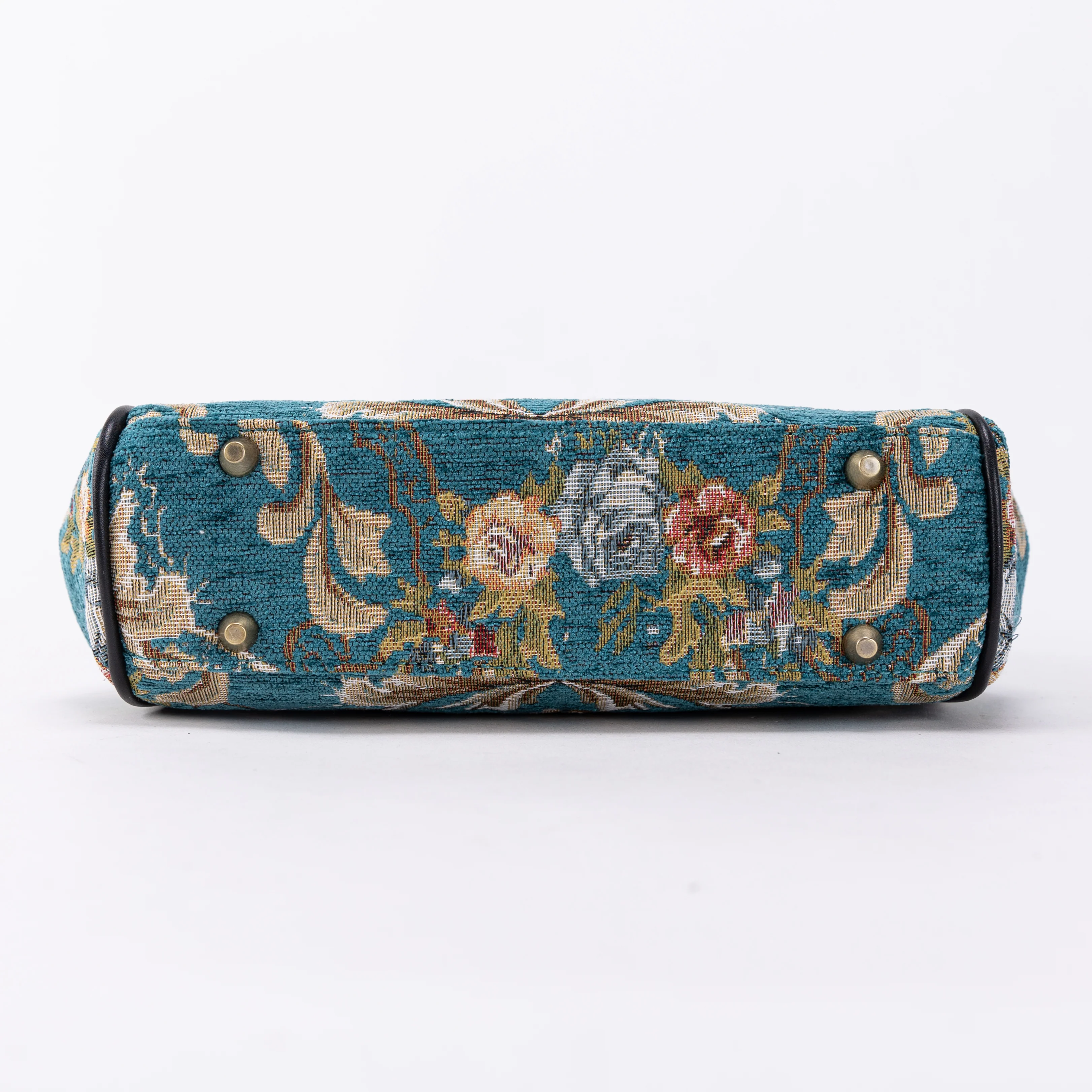 Floral Teal Alma Satchel - Image 5