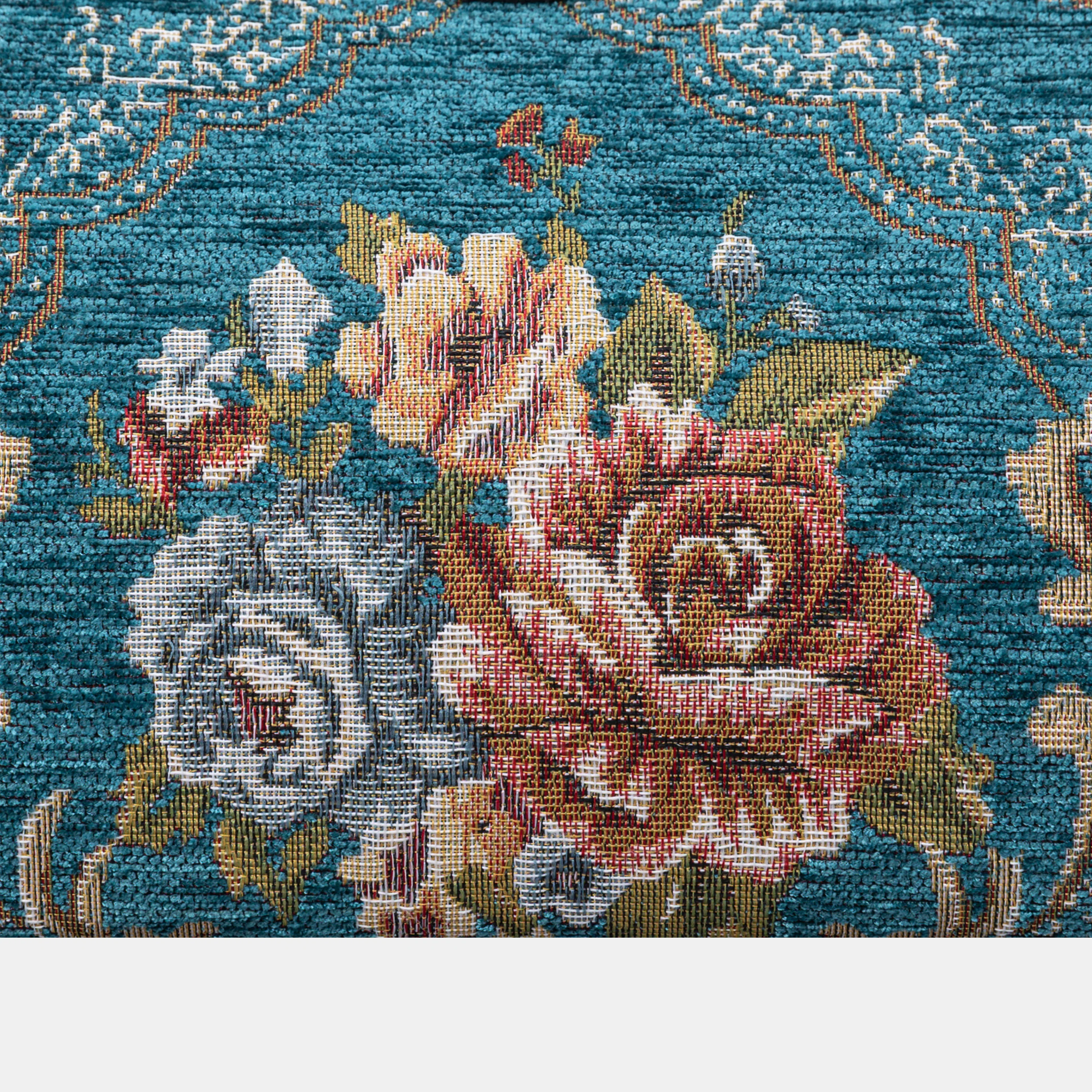 Floral Teal Shoulder Bag - Image 2