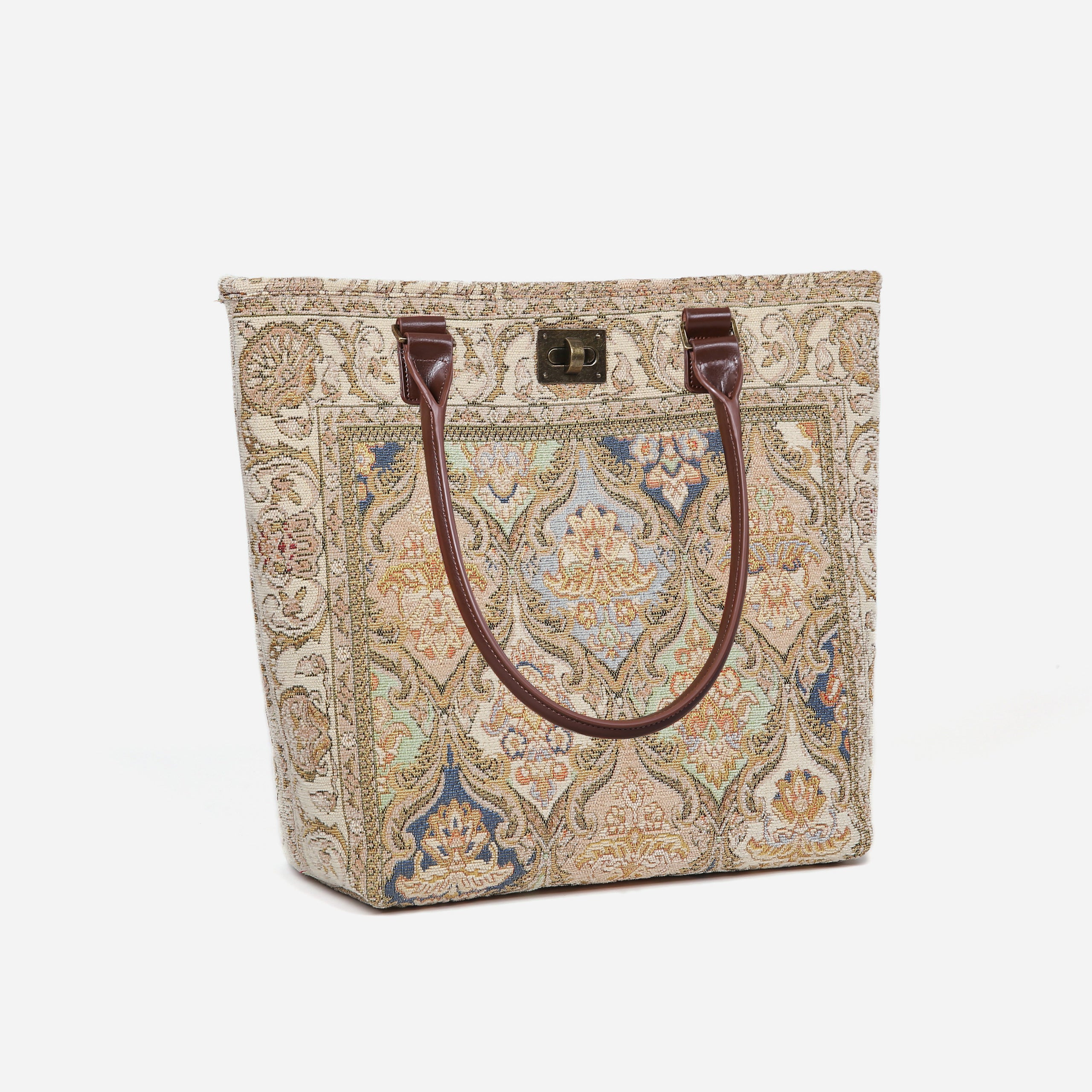 Golden Age Beige Carpet Tote Shopper - Image 3