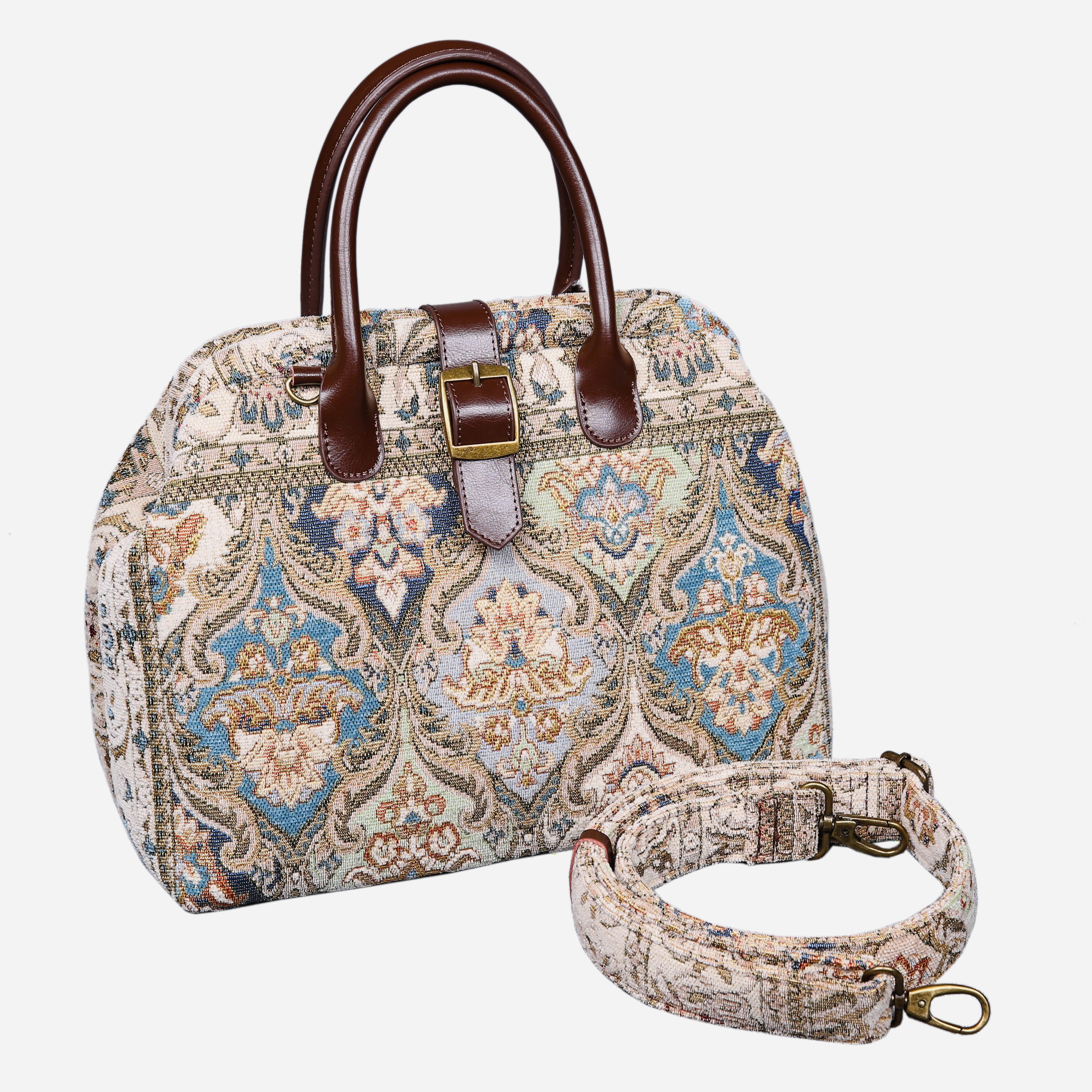 Golden Age Blue Carpet Handbag Purse - Image 3