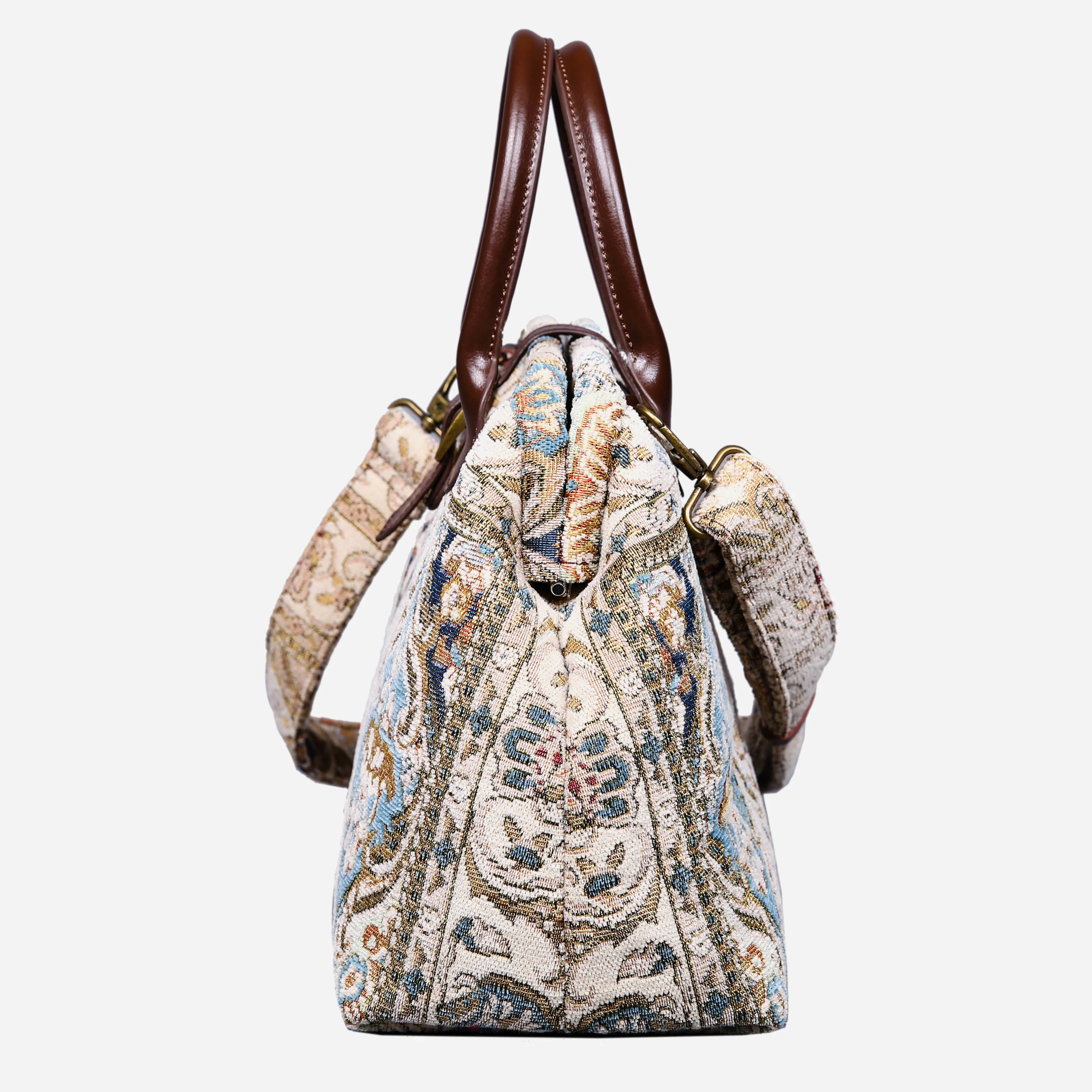 Golden Age Blue Carpet Handbag Purse - Image 5