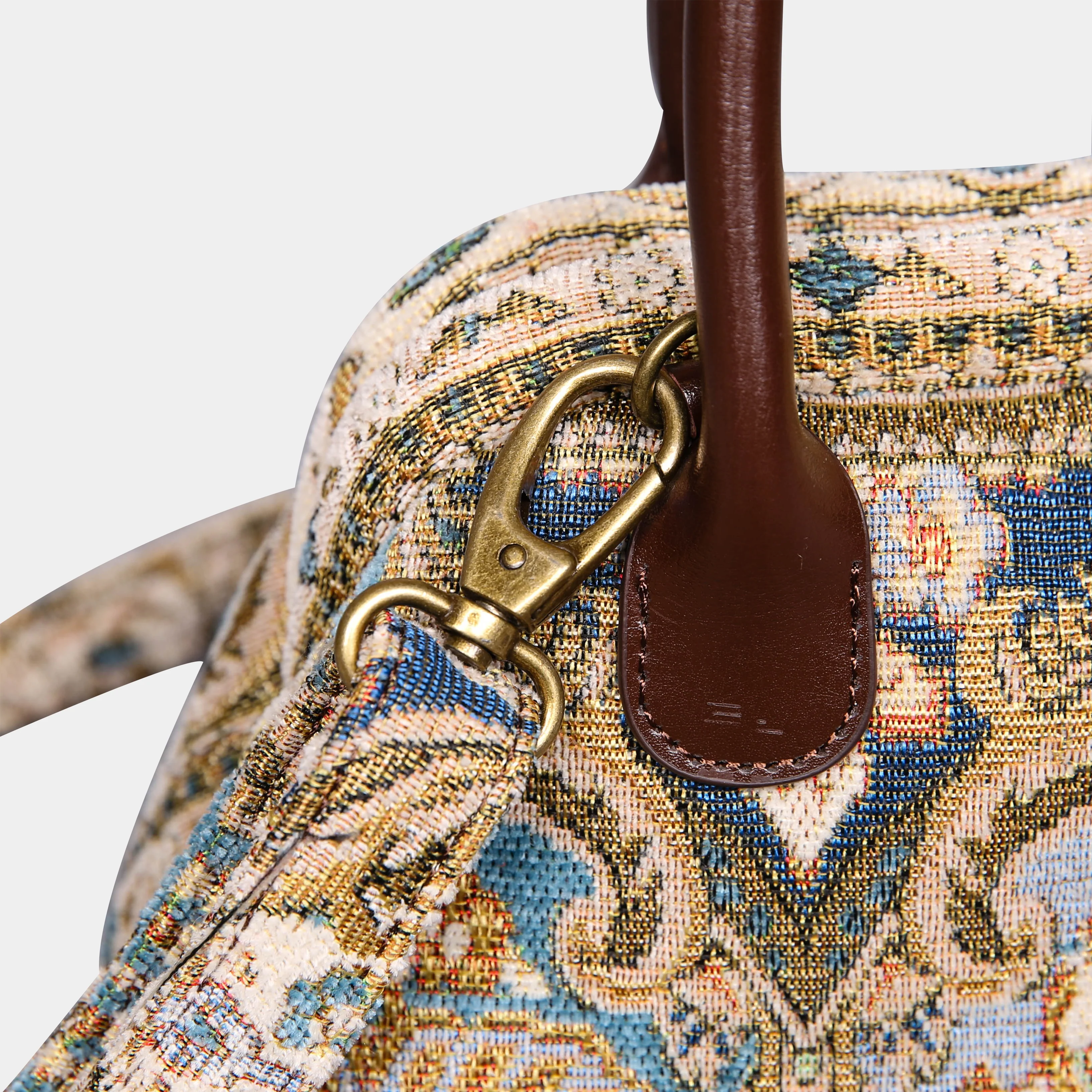 Golden Age Blue Carpet Satchel - Image 5