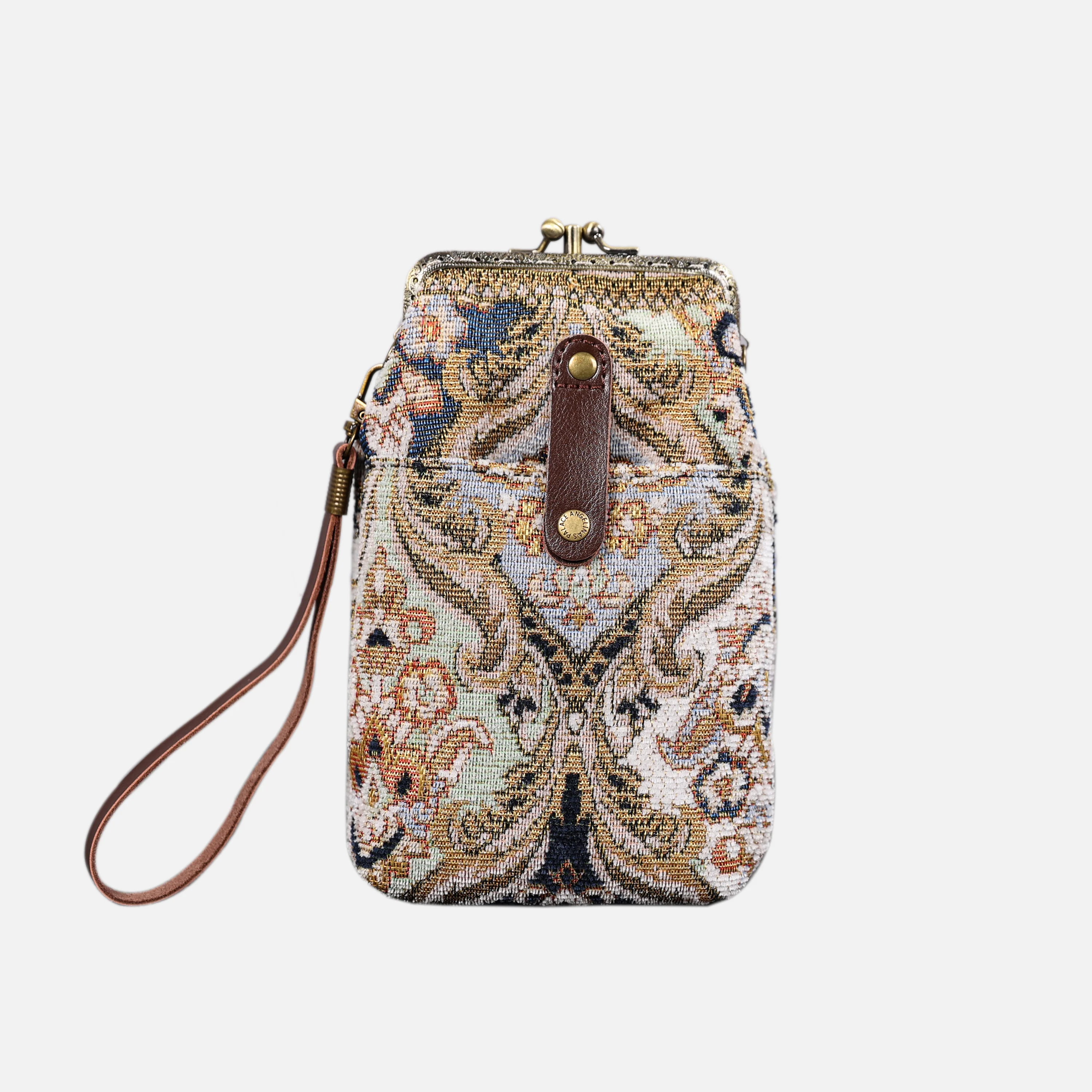 Golden Age Navy Carpet Phone Case - Image 2