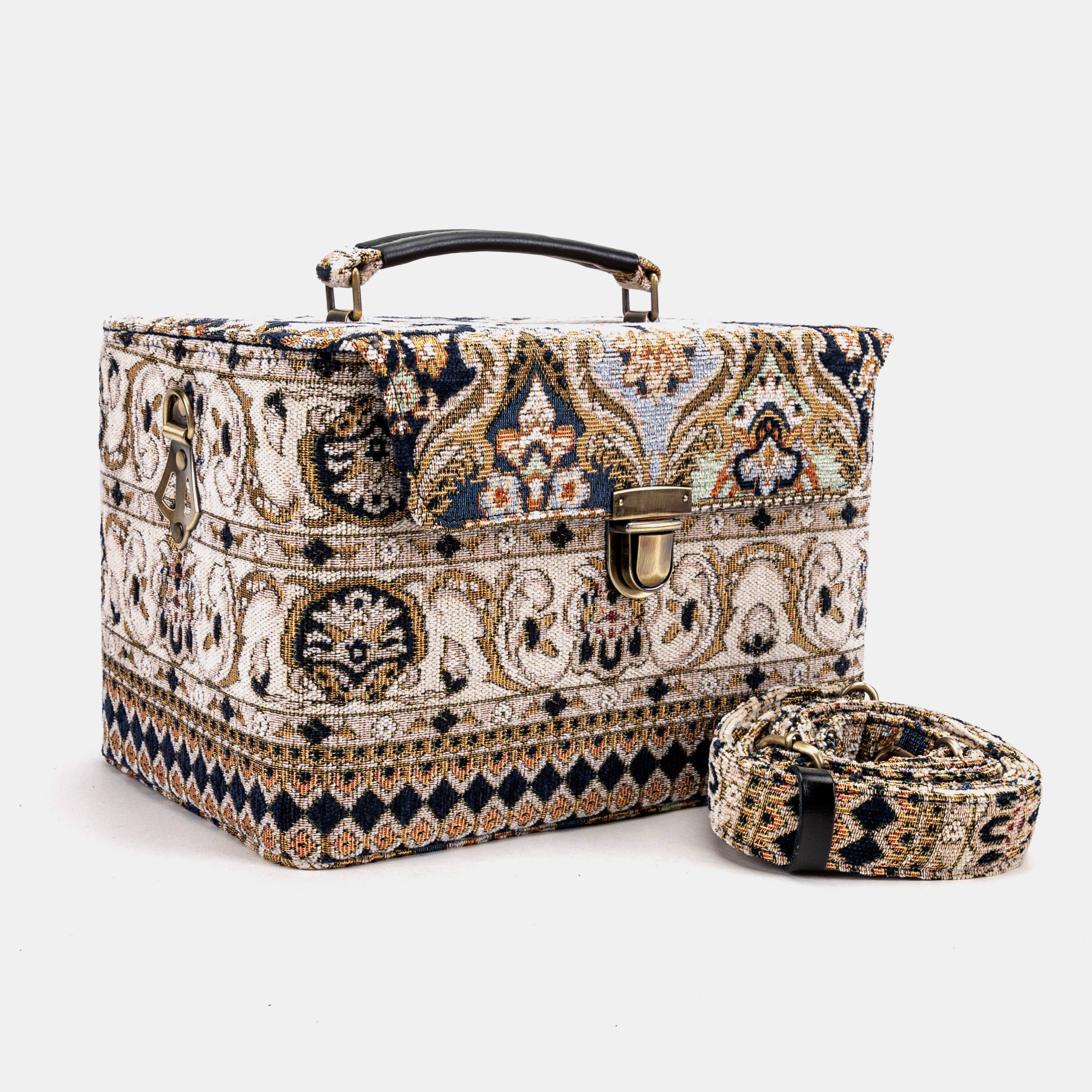 Golden Age Navy Josephine Large Train Case - Image 2