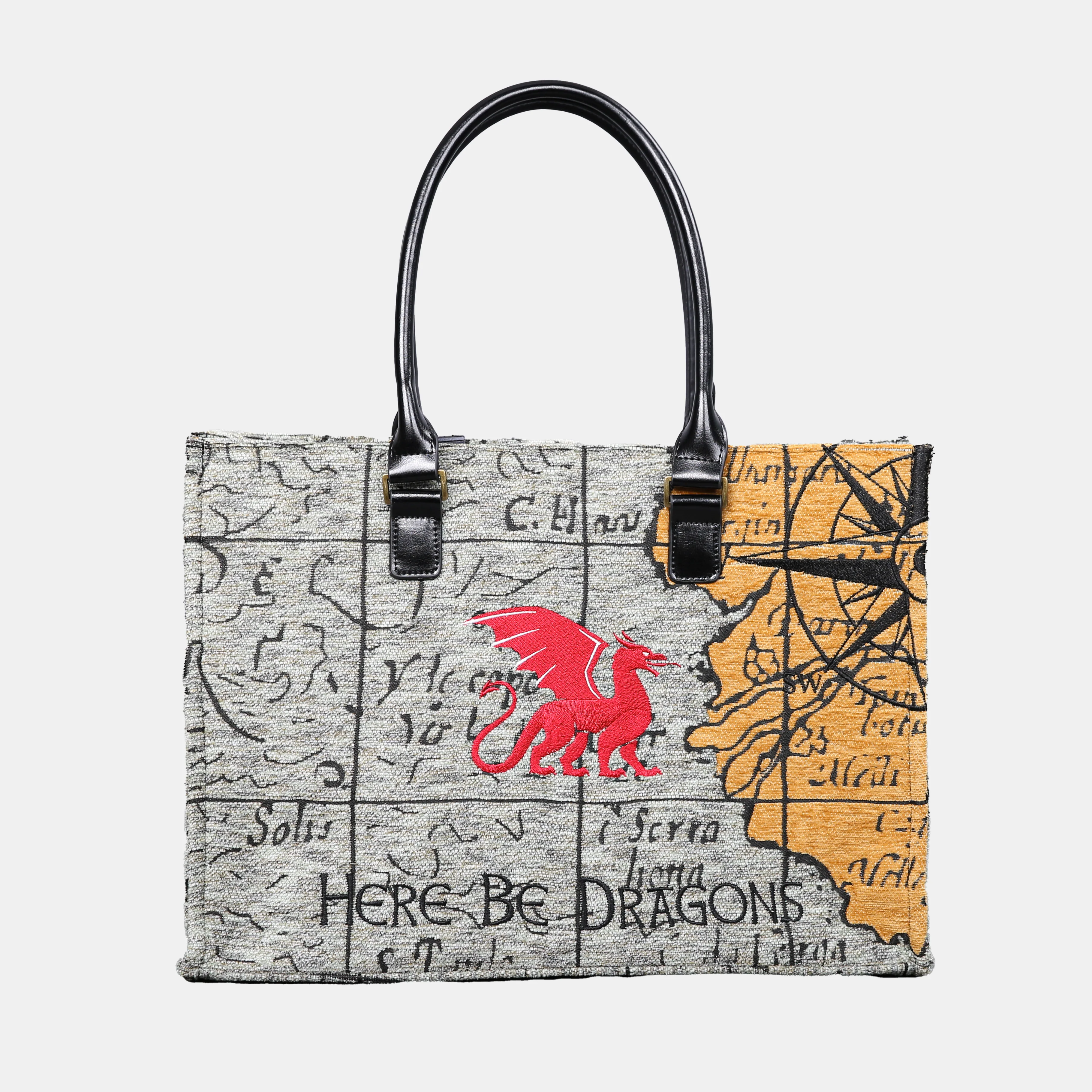 Here Be Dragons Laptop Work Tote