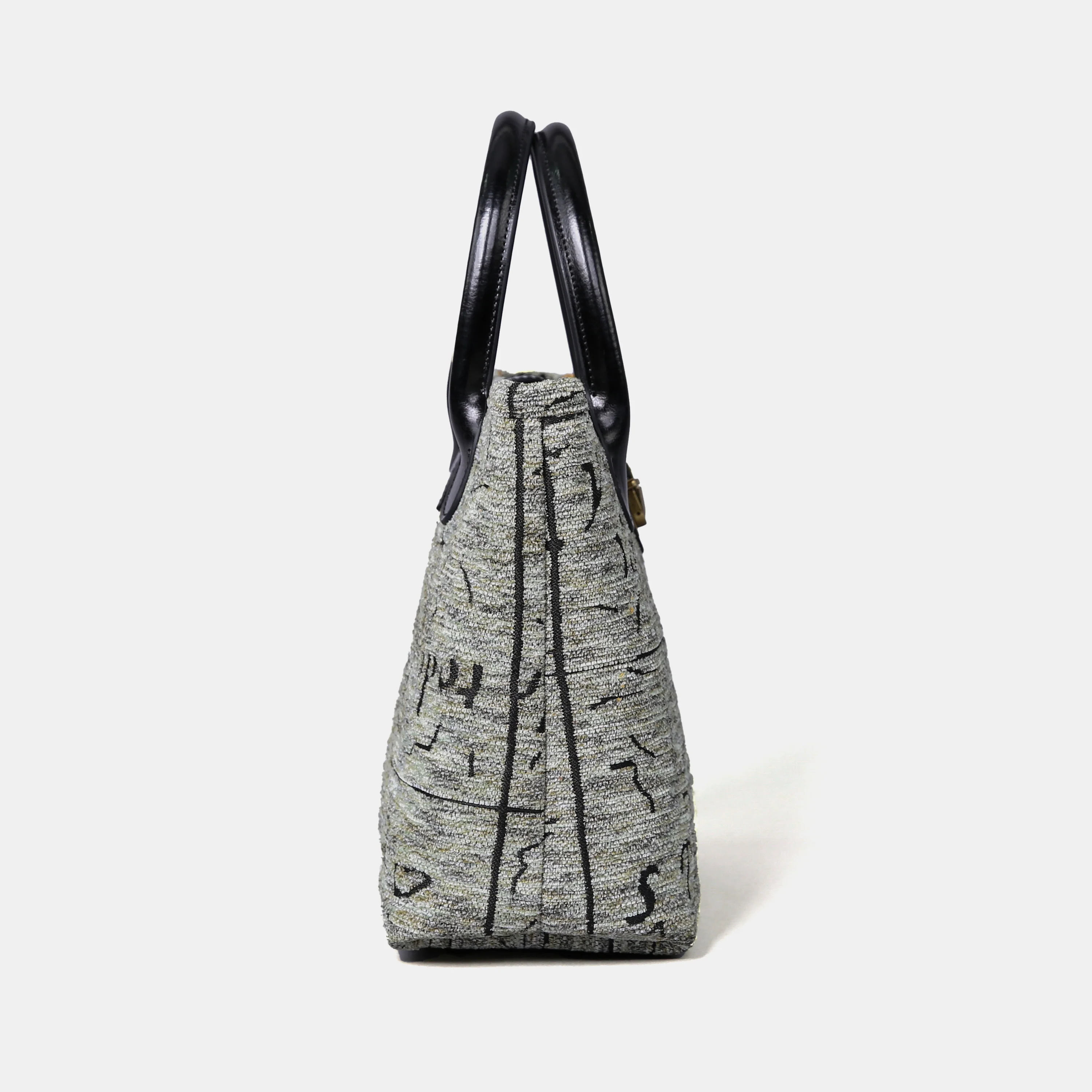 Here Be Dragons Tuck Lock Carpet Satchel - Image 4