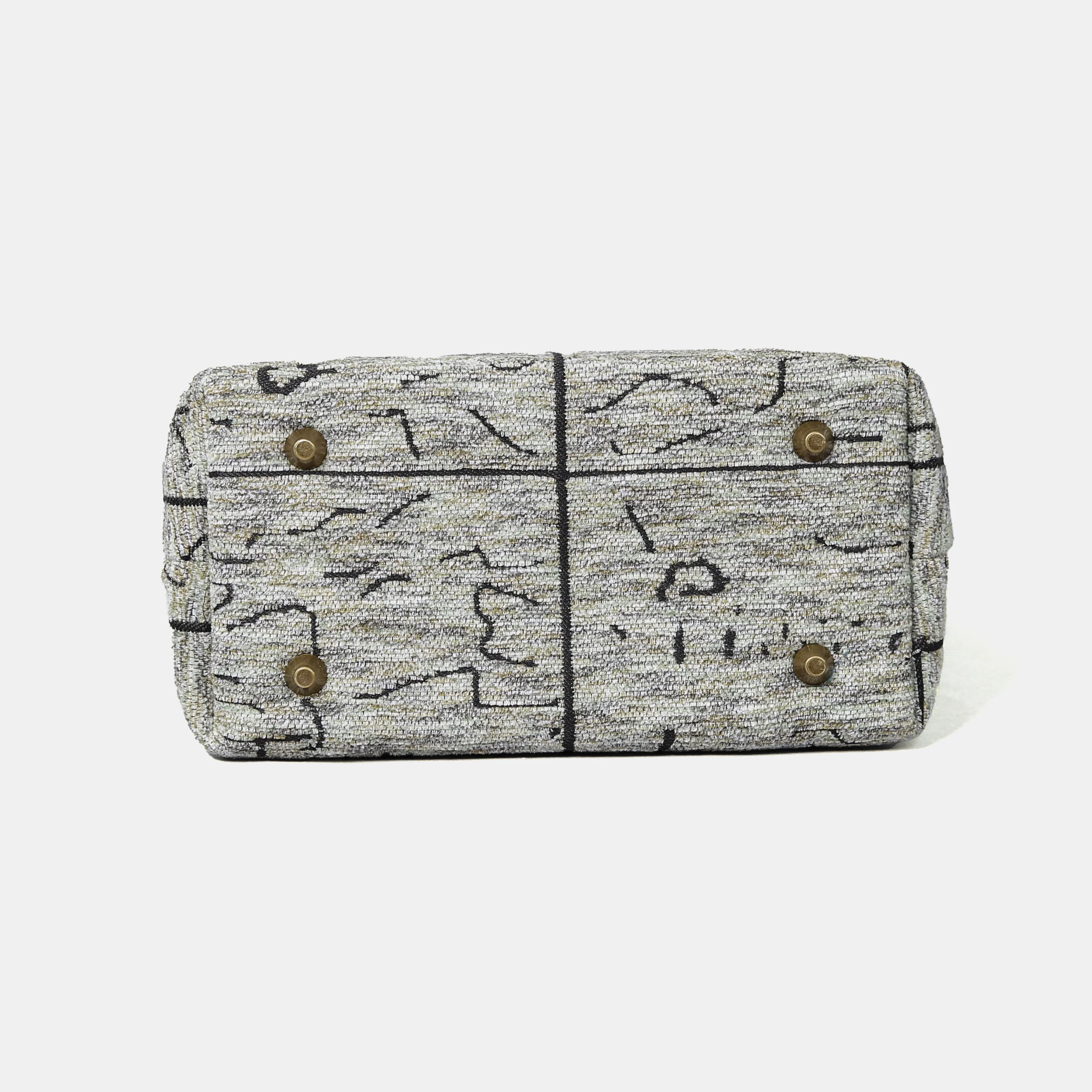 Here Be Dragons Tuck Lock Carpet Satchel - Image 5