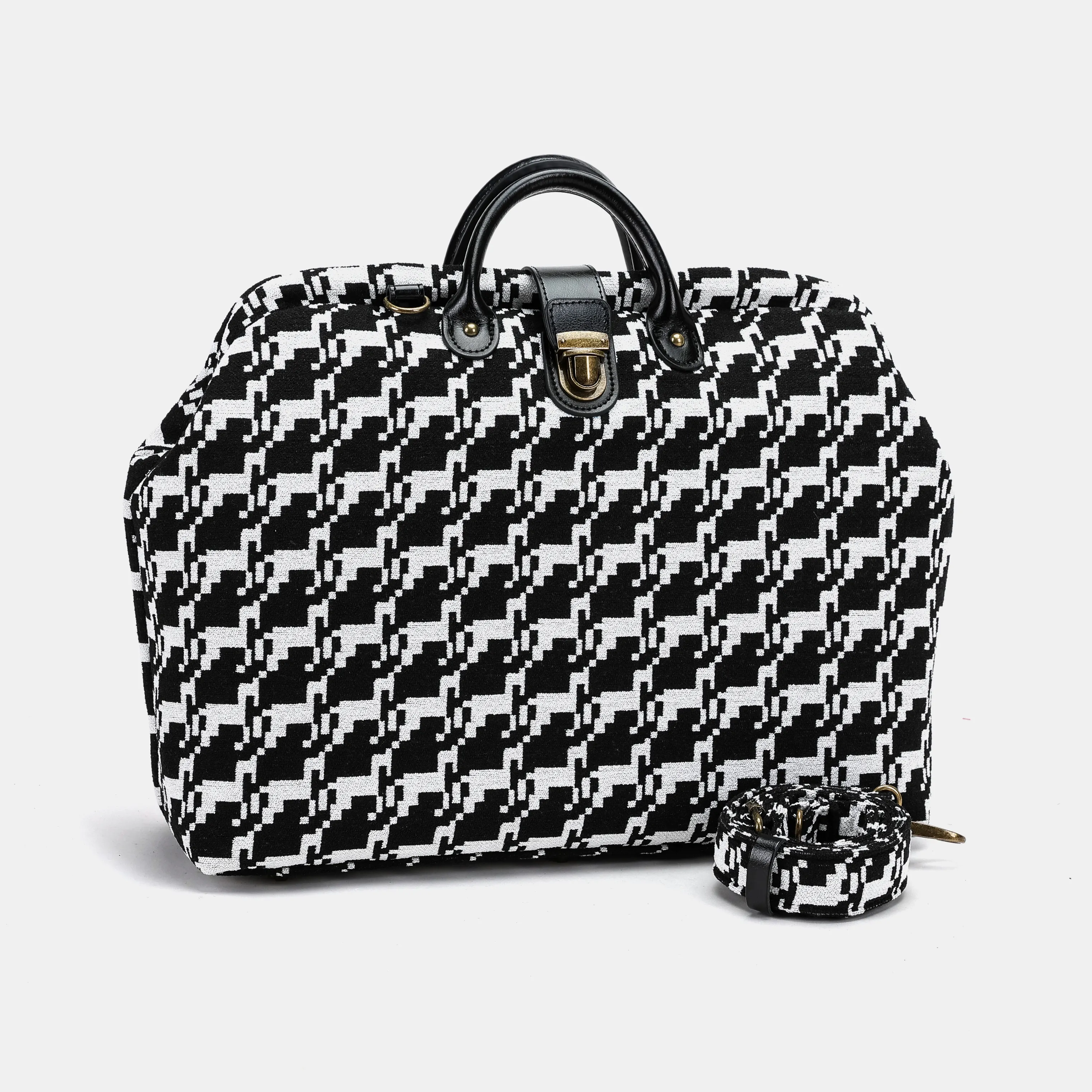Houndstooth Laptop Work Bag - Image 2