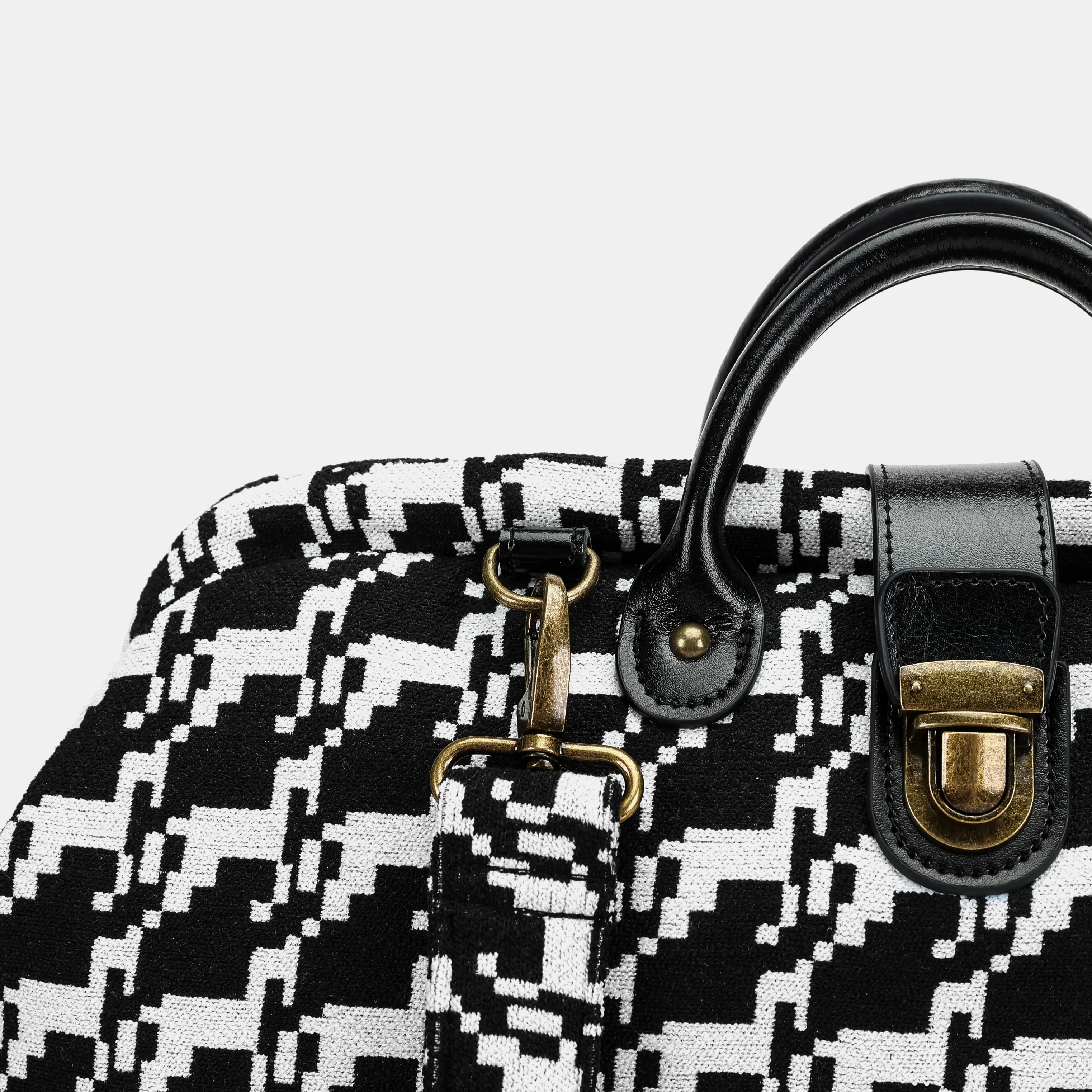 Houndstooth Laptop Work Bag - Image 3