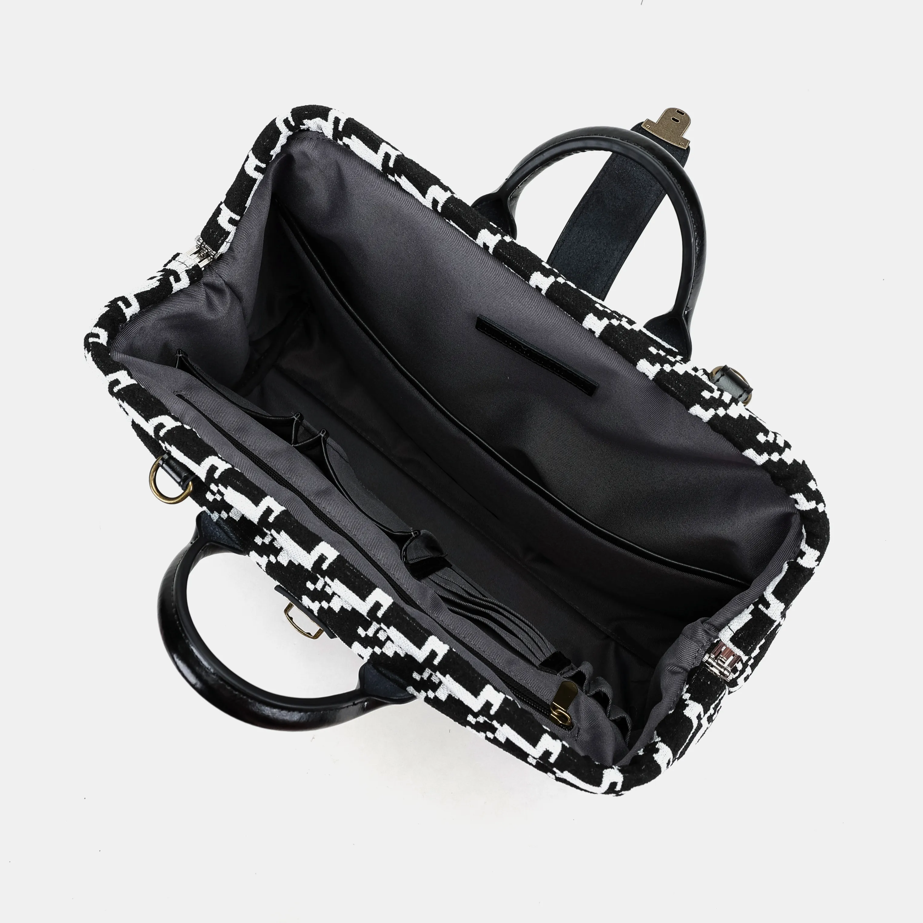 Houndstooth Laptop Work Bag - Image 7