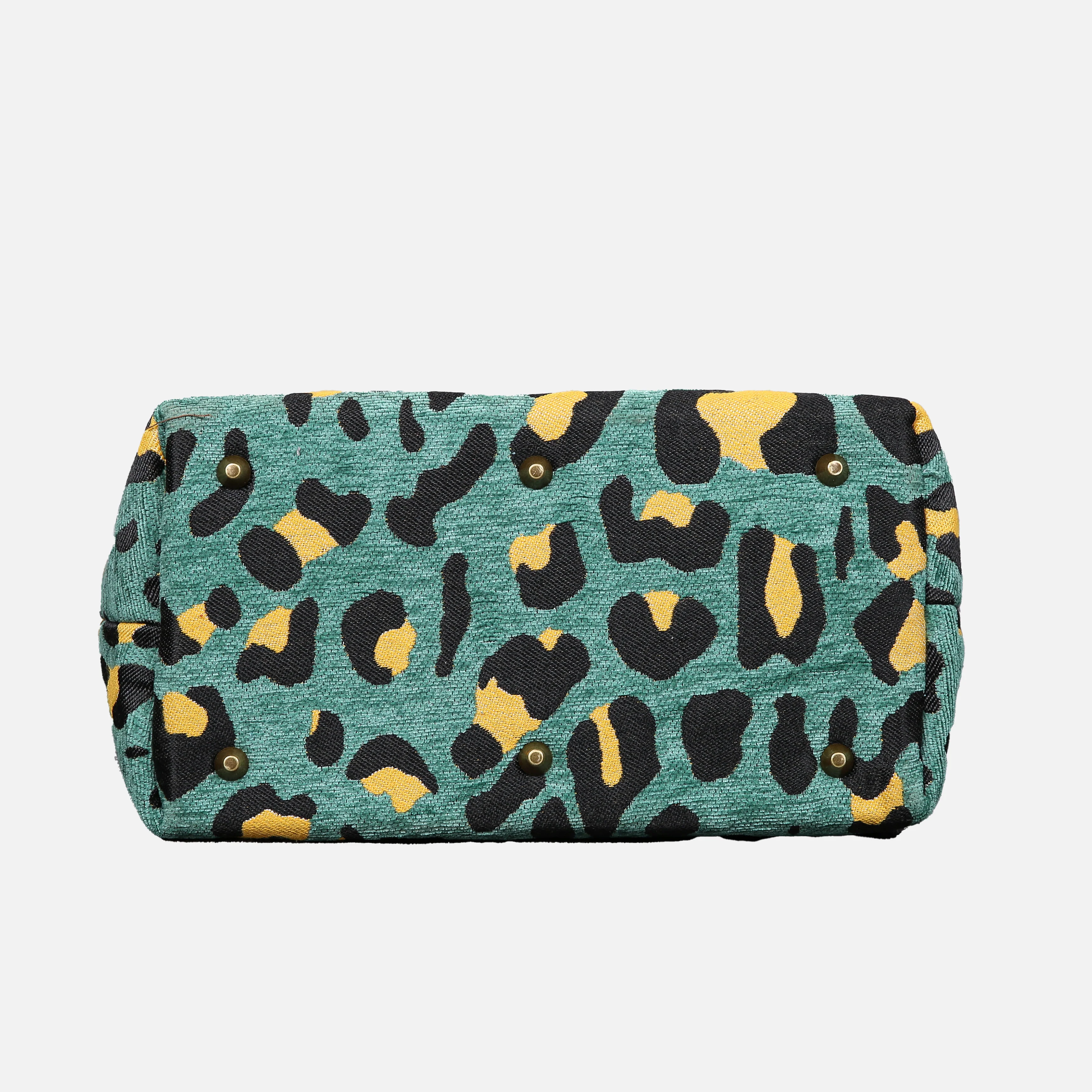 Leopard Green Carpet Handbag Purse - Image 5