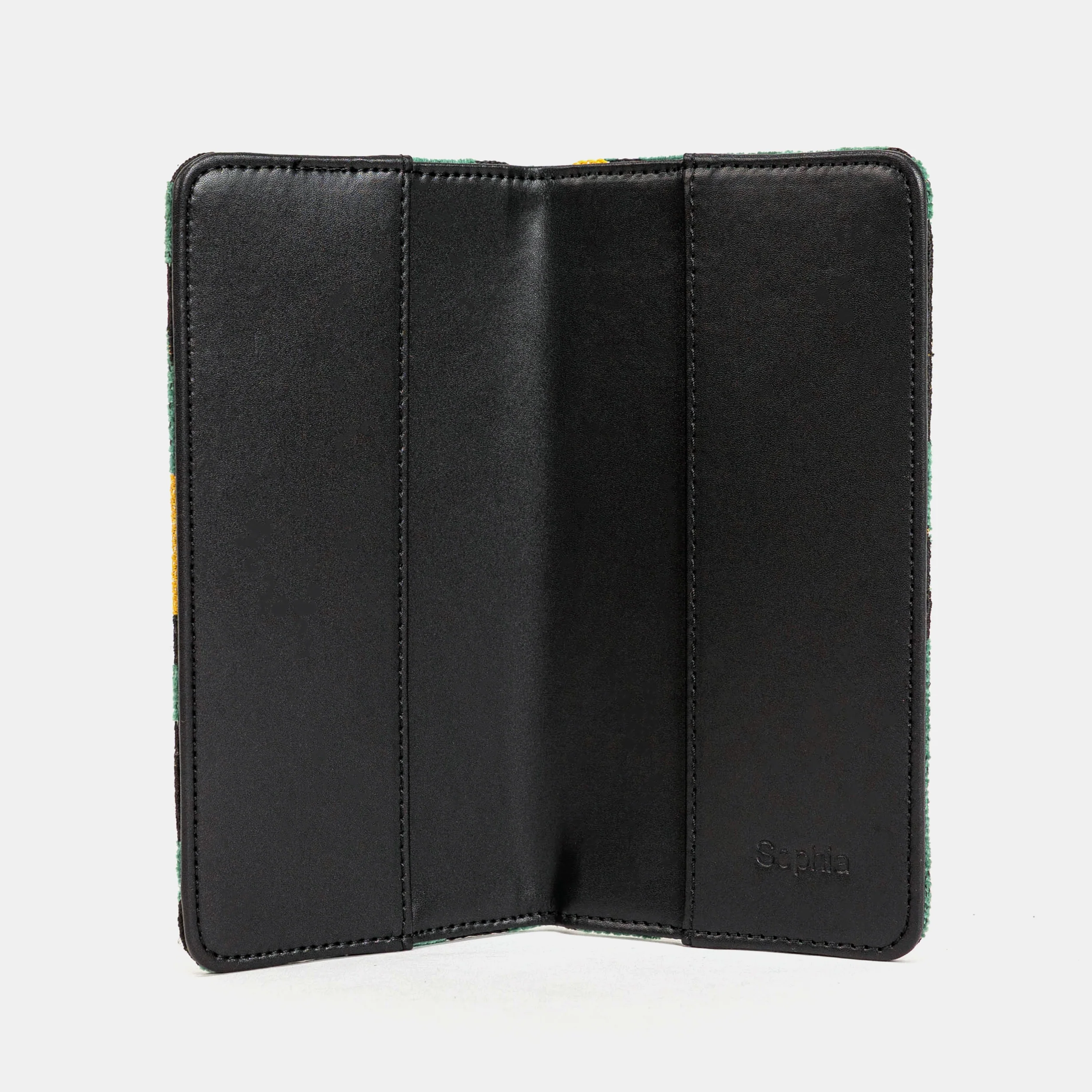 Leopard Green Checkbook Cover - Image 3