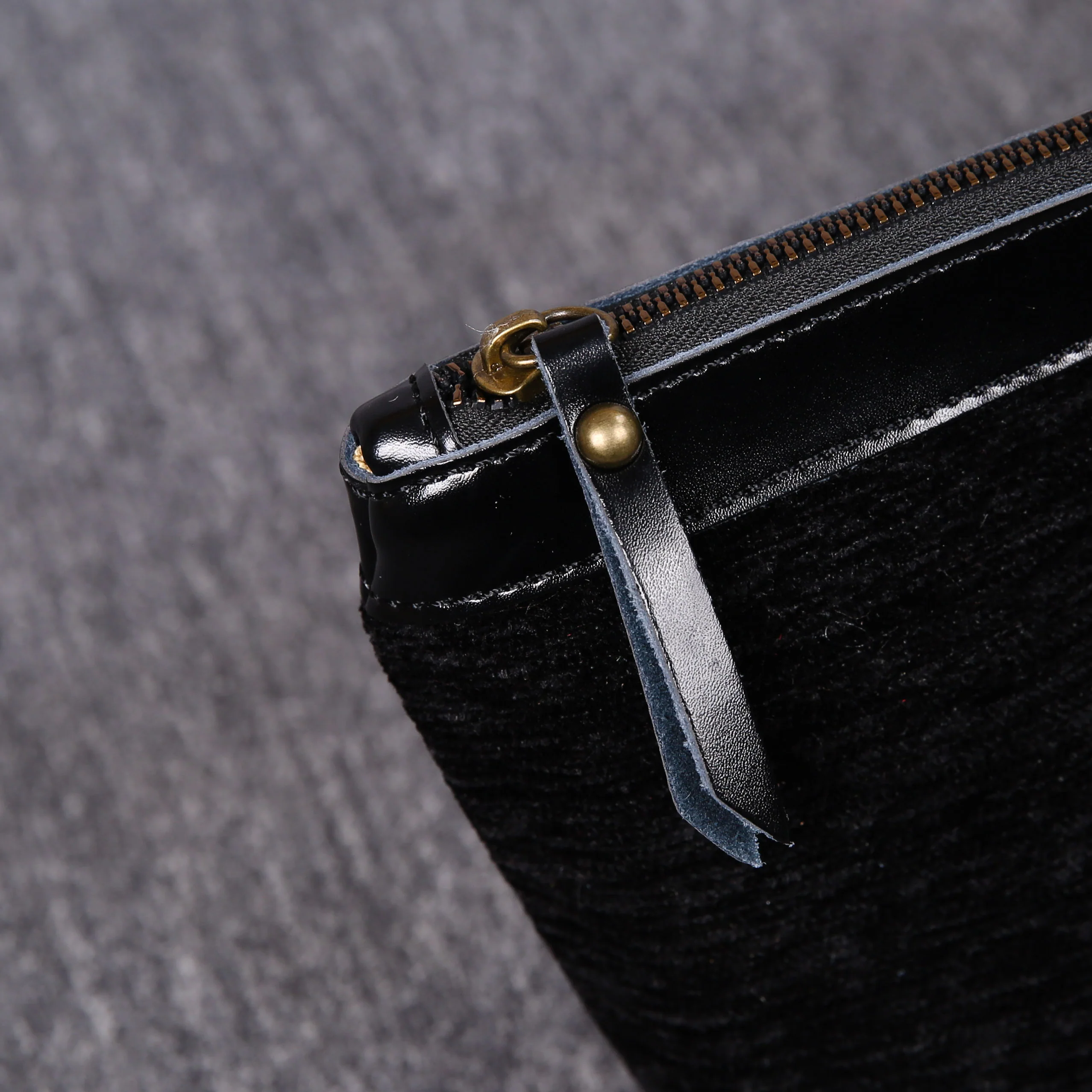 Luxury Monogrammed Black Make up Bag - Image 3
