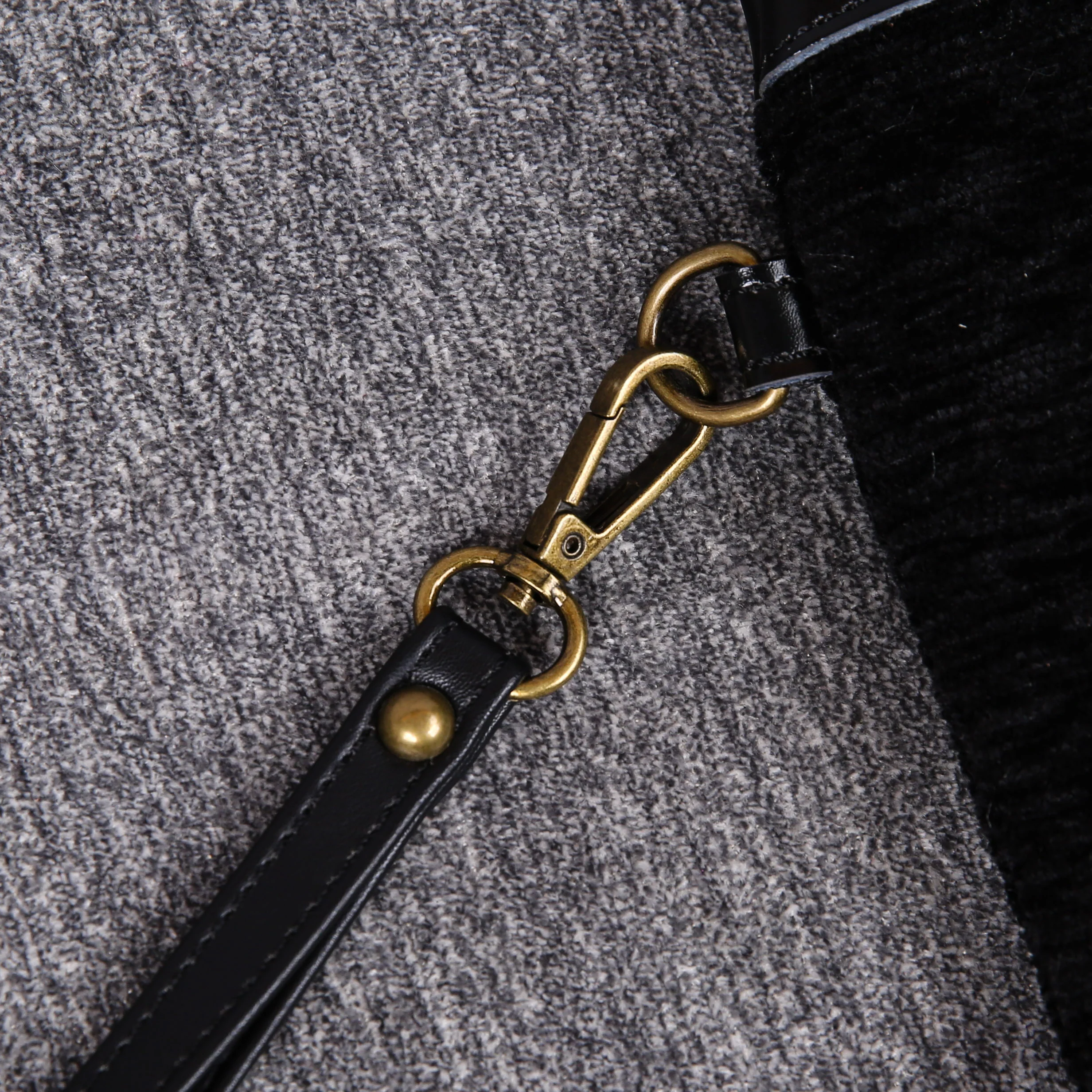 Luxury Monogrammed Black Wristlet Clutch (Two Names) - Image 4