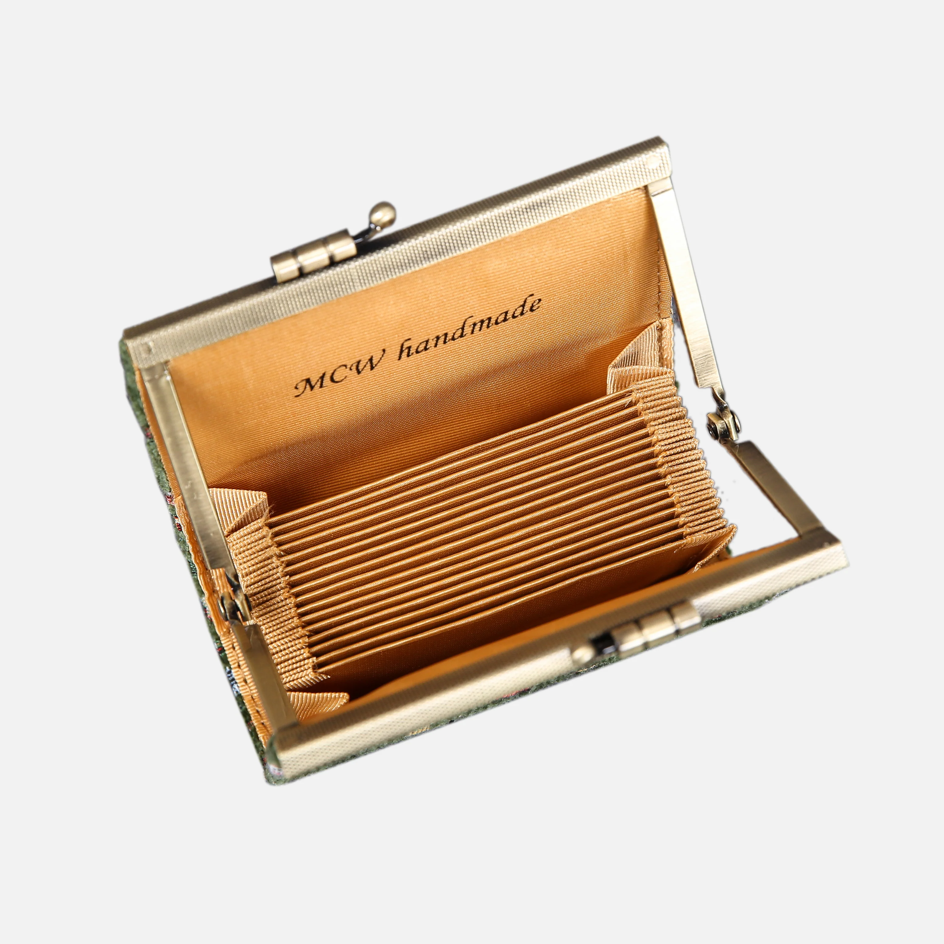 Oriental Arugula Green Card Wallet - Image 4