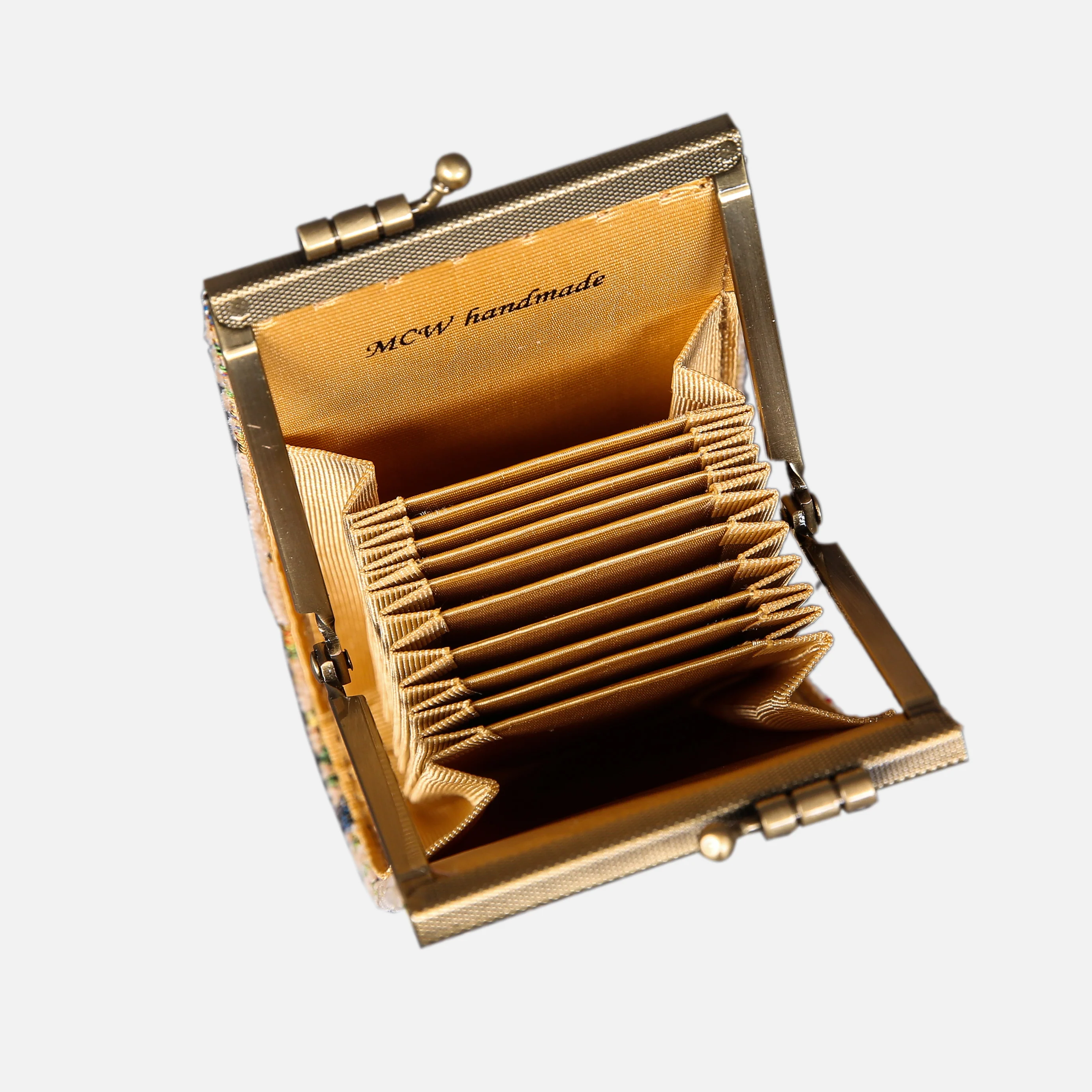 Oriental Beige Card Wallet - Image 6