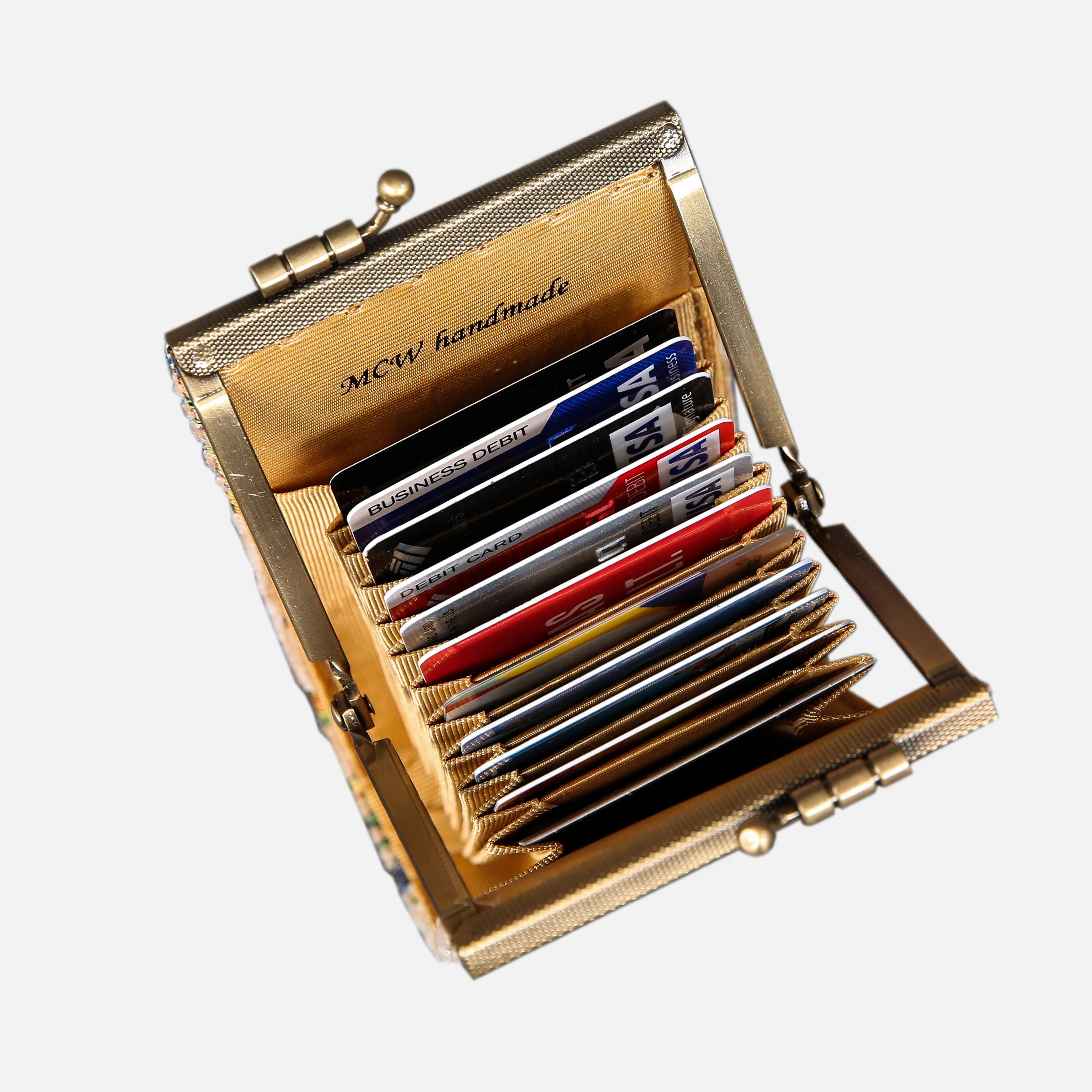 Oriental Beige Card Wallet - Image 7
