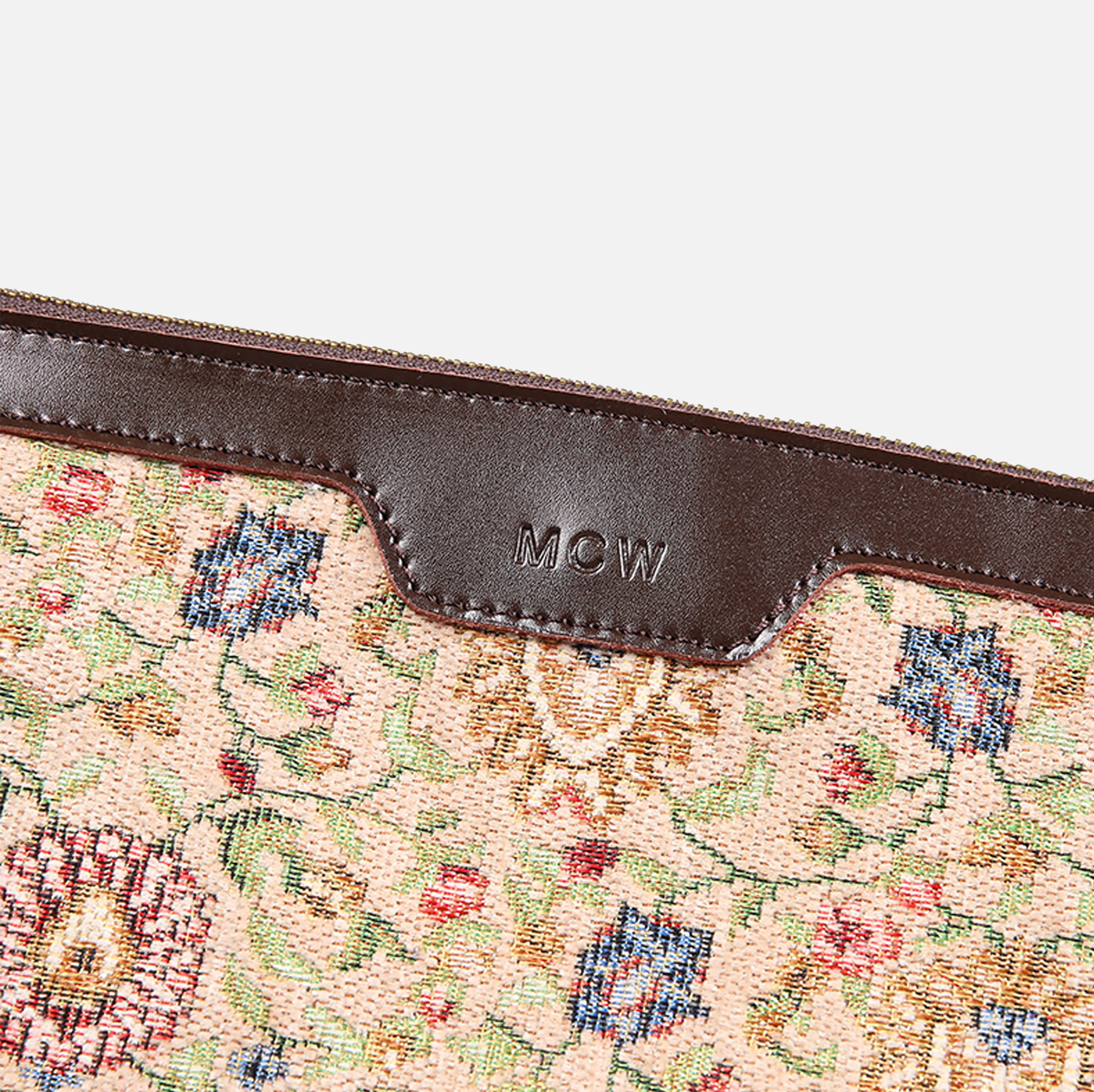 Oriental Beige Carpet Makeup Bag - Image 3