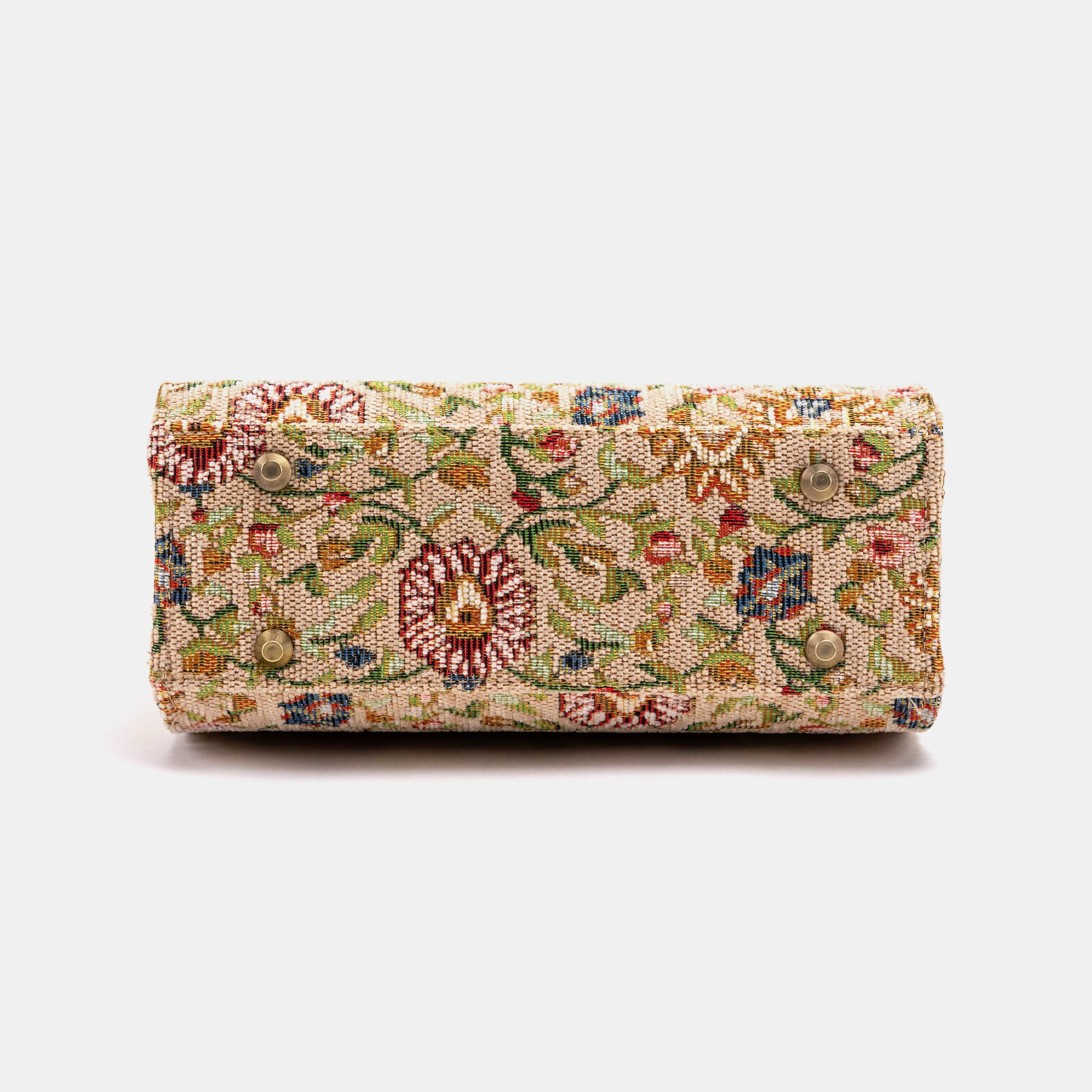 Oriental Beige Flap Satchel - Image 6