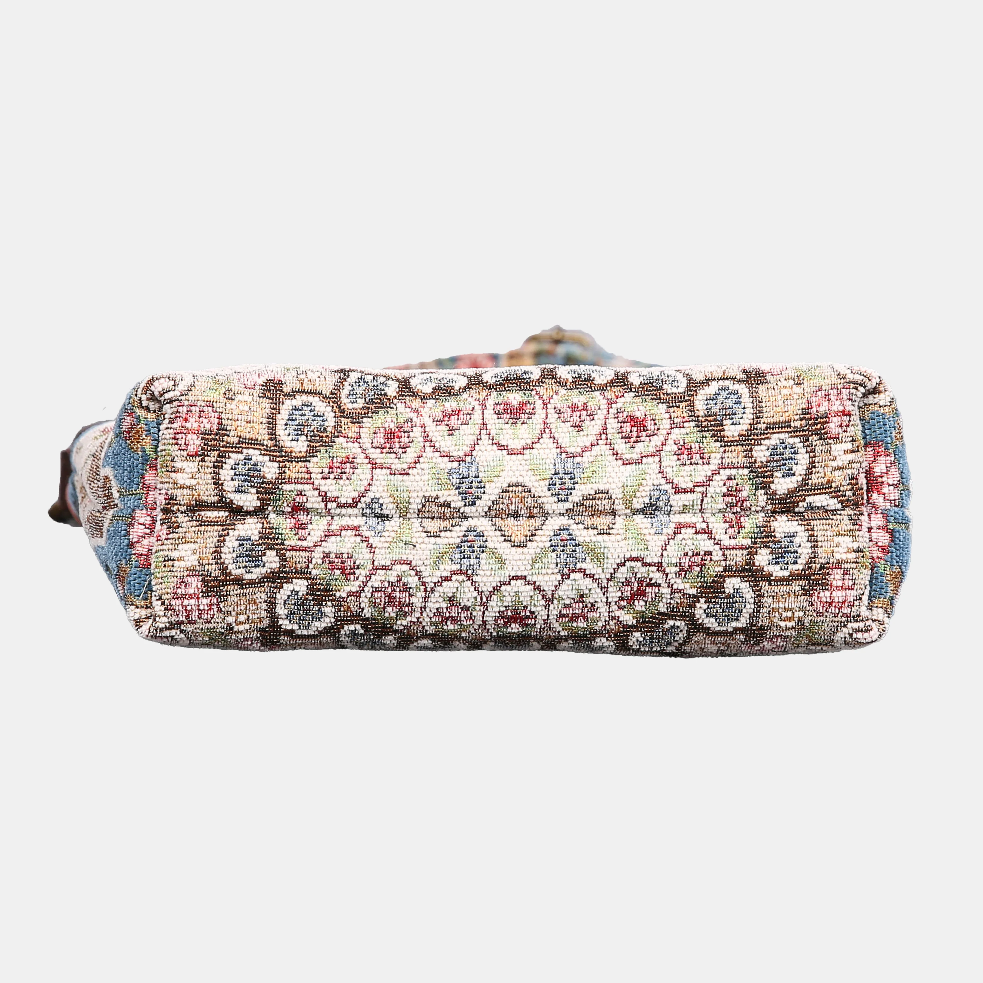 Oriental Blue Butterfly Crossbody Bag - Image 4