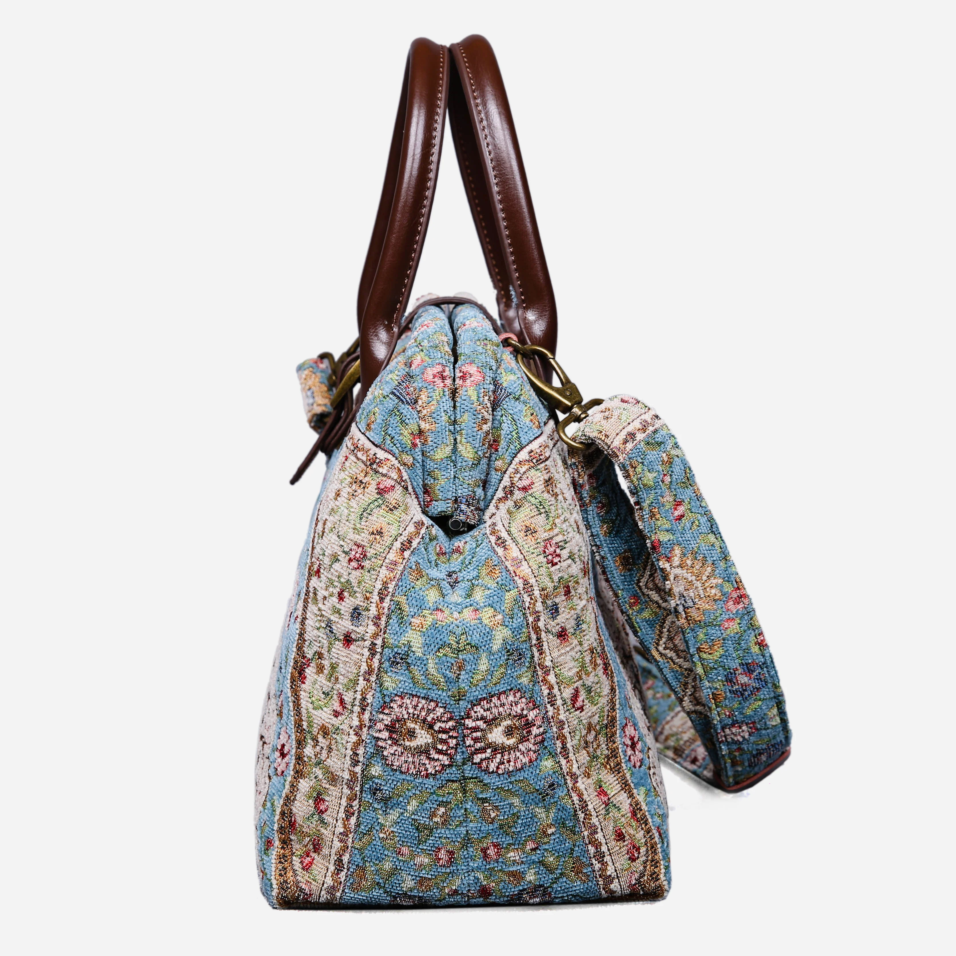 Oriental Blue Carpet Handbag Purse - Image 5
