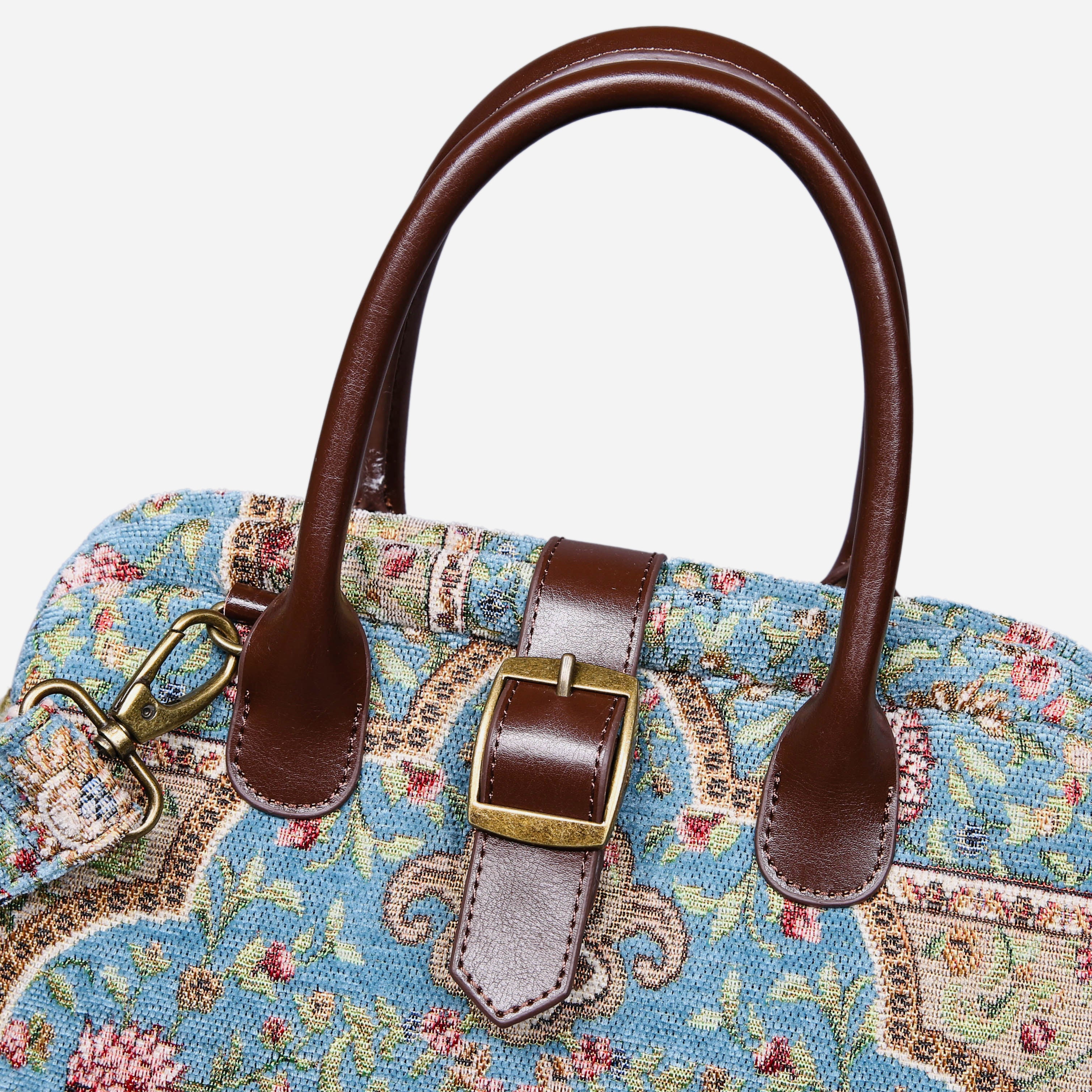 Oriental Blue Carpet Handbag Purse - Image 6